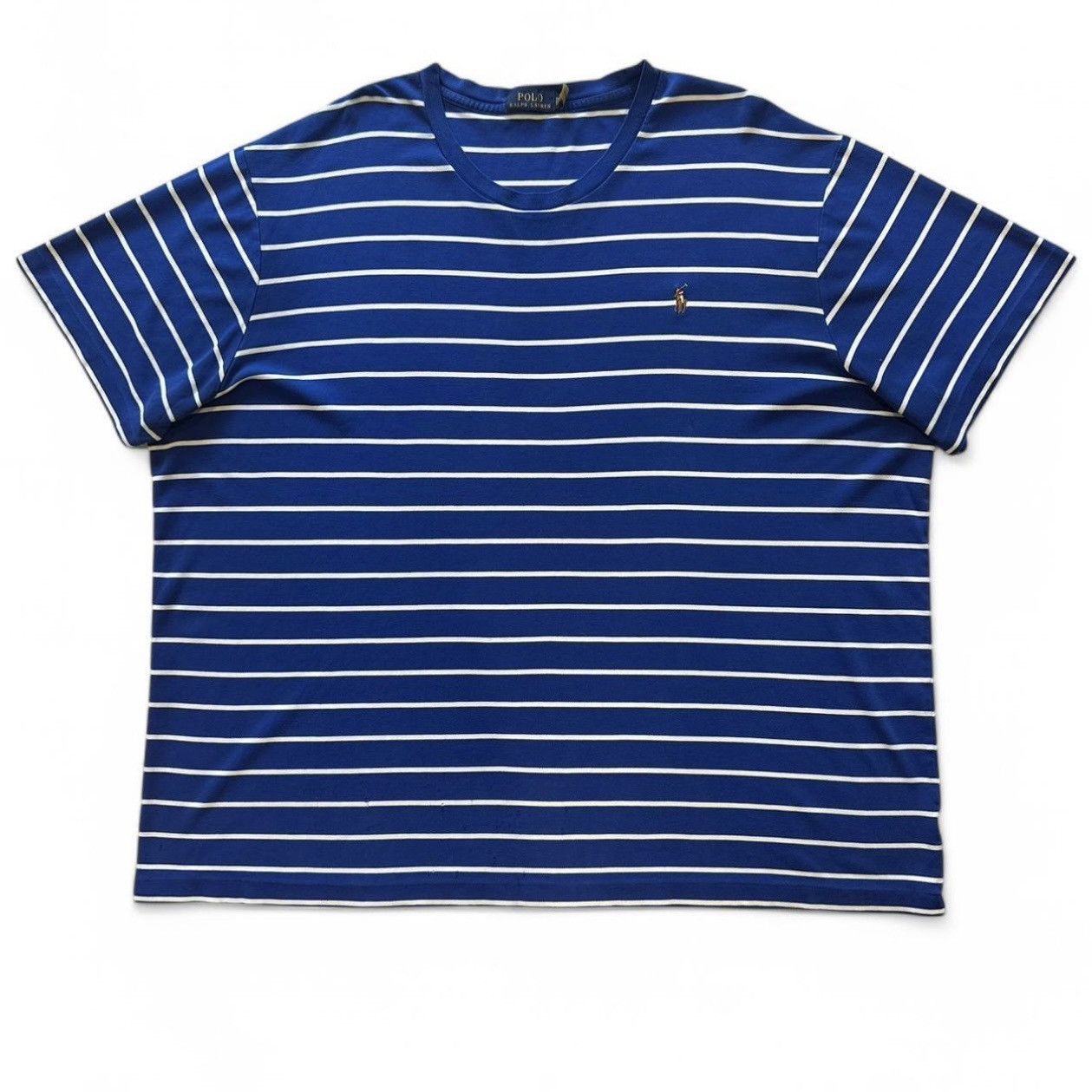 Polo Ralph Lauren Polo Ralph Lauren Navy & White Stripe S/S Tee- Size 3XB Size US XXL / EU 58 / 5 - 1 Thumbnail