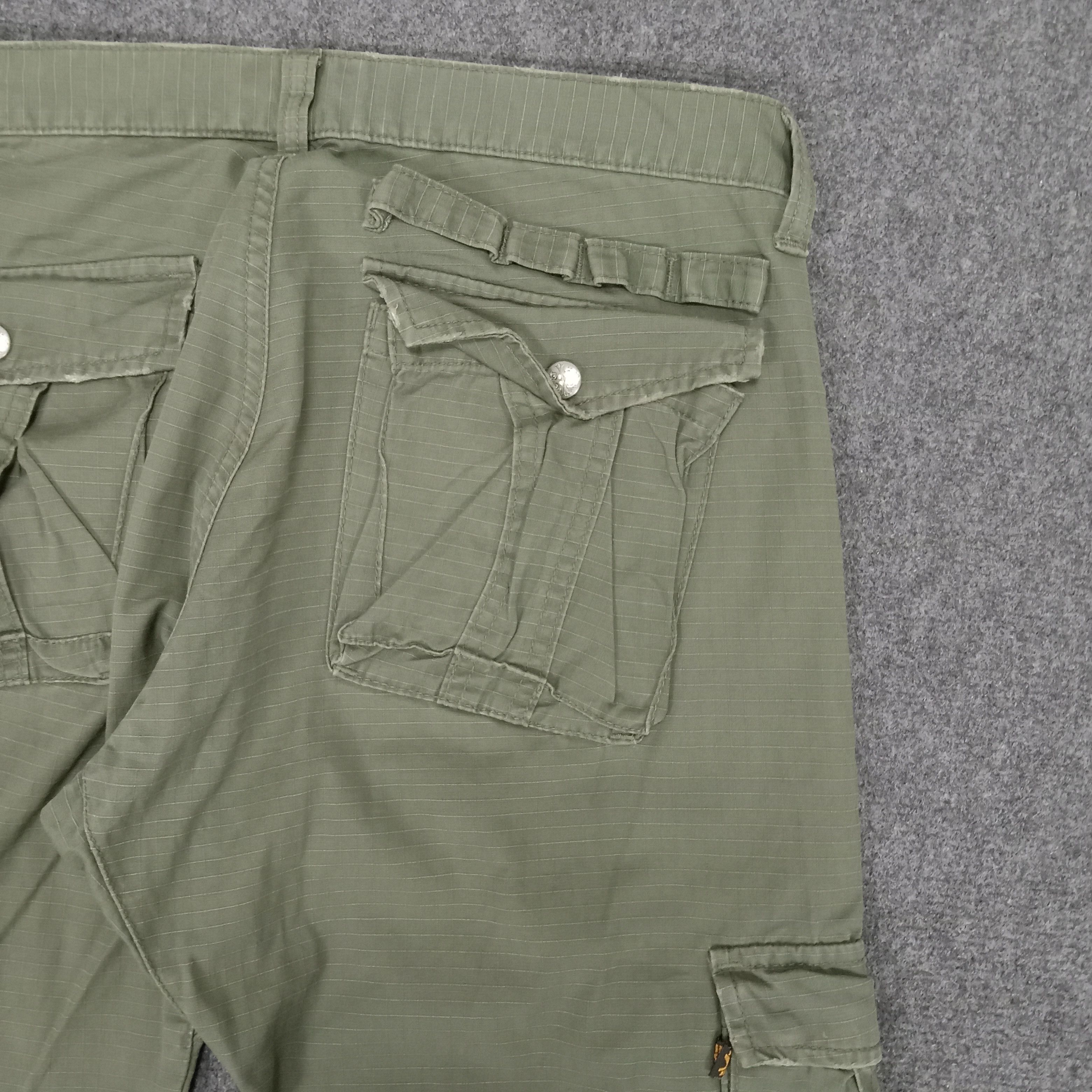 Alpha Industries × Vintage Alpha Industries Military Style Cargo Pants Size US 31 - 7 Thumbnail