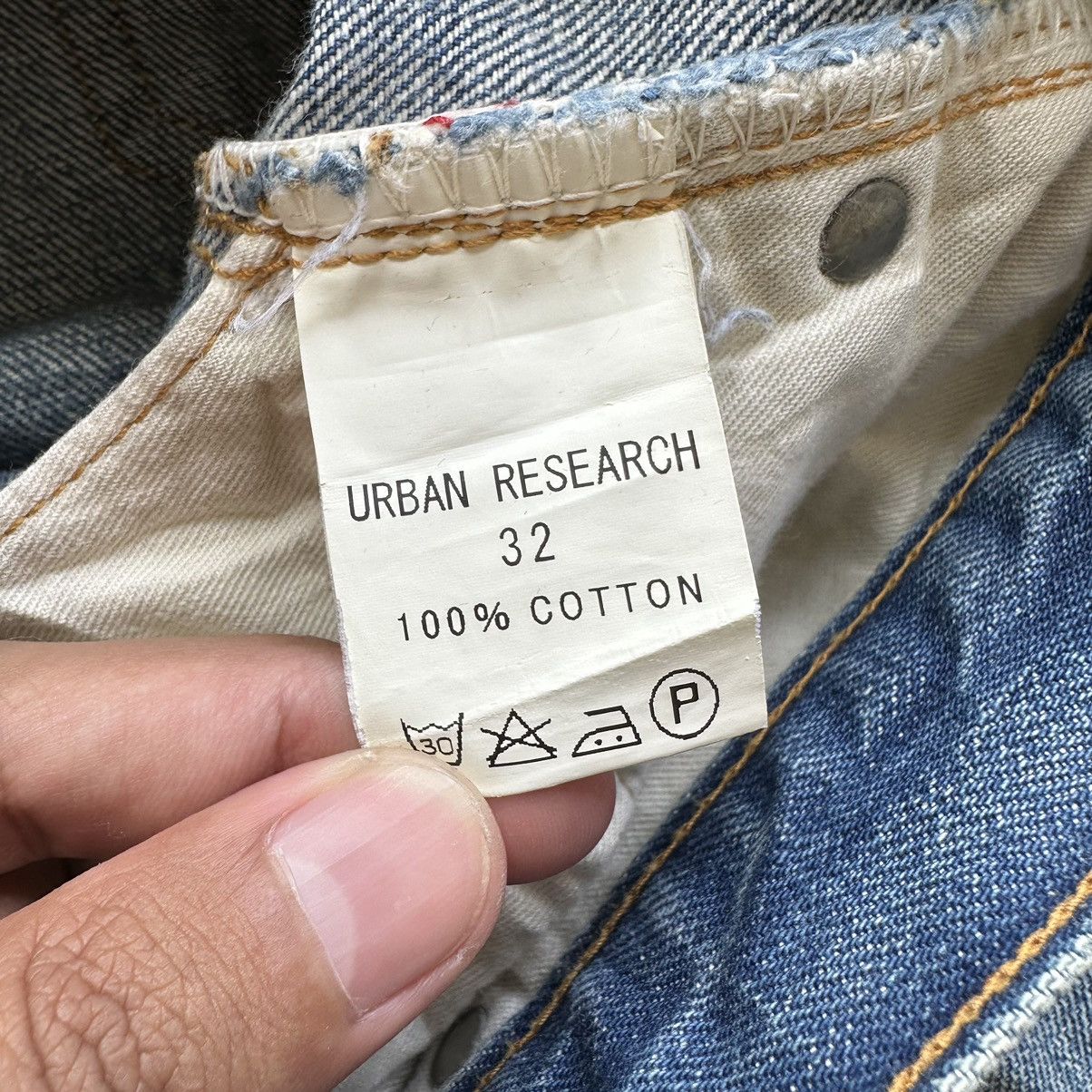 Japanese Brand × Jean × Vintage Vintage Japanese Distressed Redline Faded Denim Jean Pant Size US 33 - 8 Thumbnail