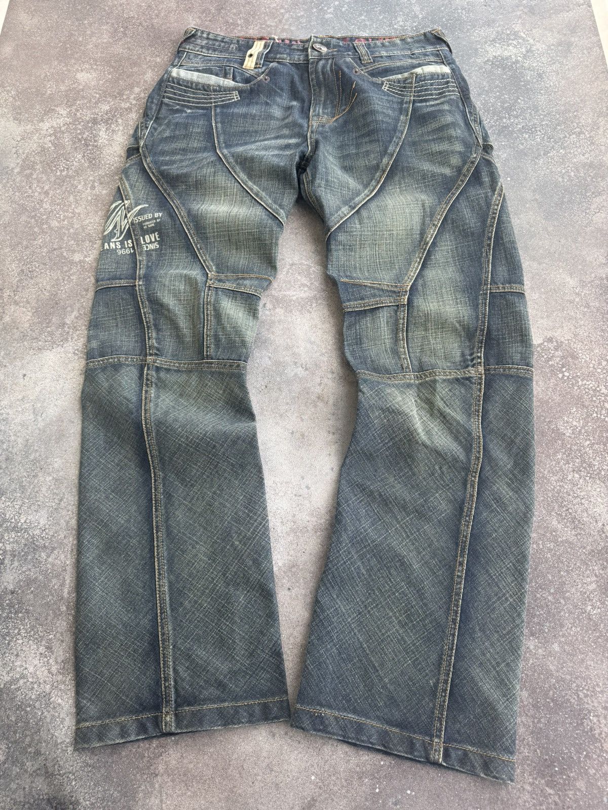 Hysteric Glamour Japanese Style Vintage Avant Garde Washed Jeans Size US 31 - 5 Thumbnail