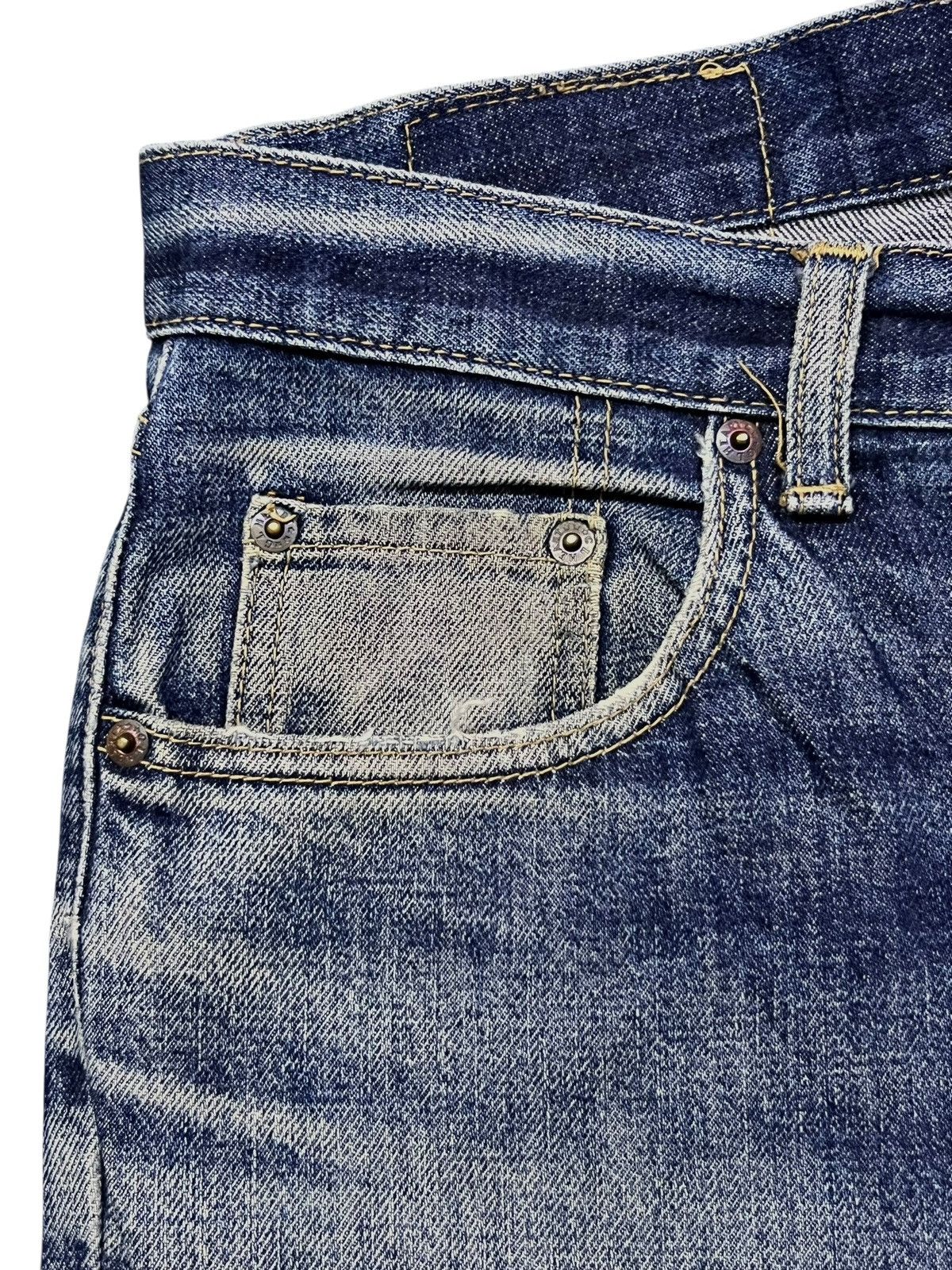 Japanese Brand Vintage GL Heart Japan - Faded Wash Jeans Size US 33 - 8 Thumbnail