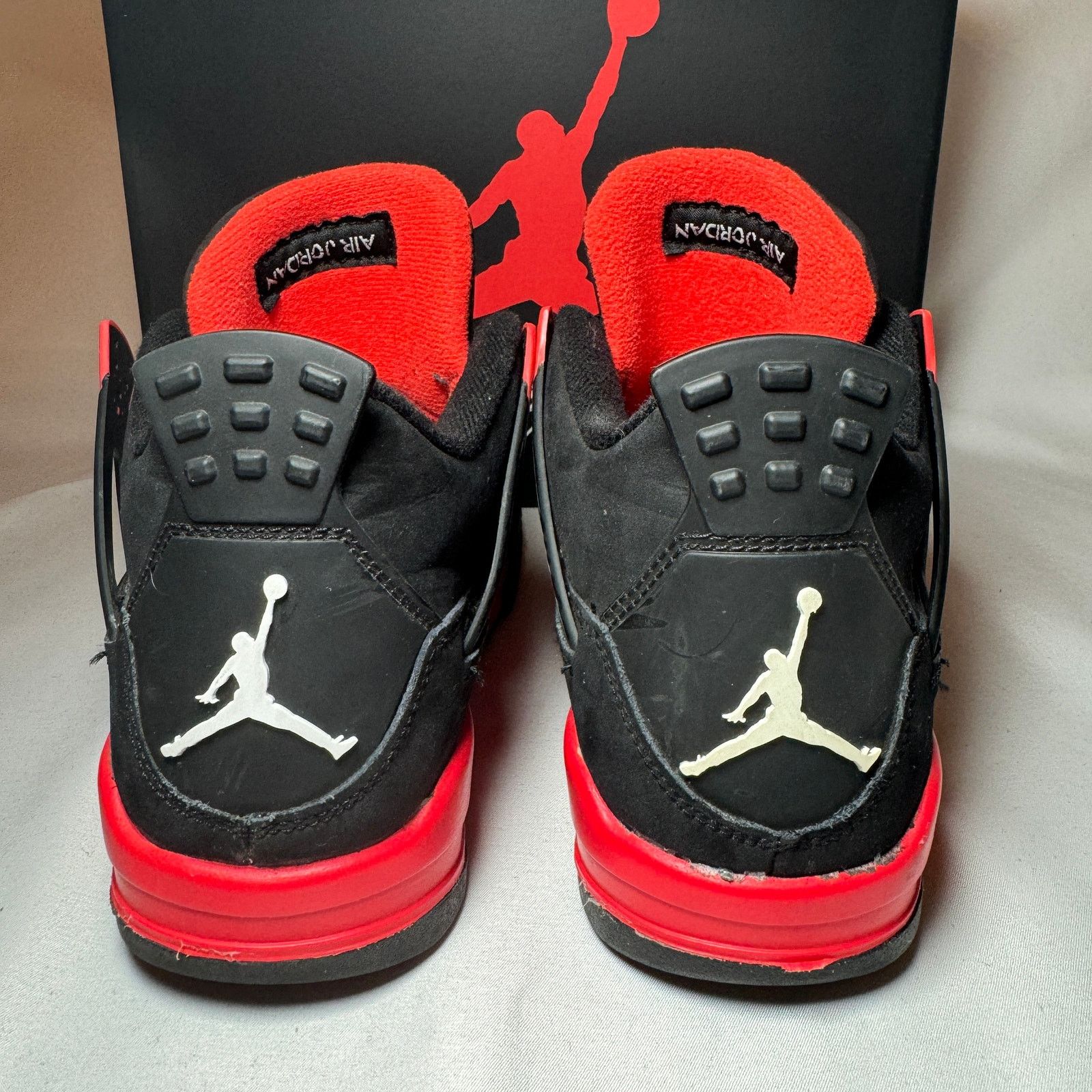 Jordan Brand × Nike Size 5.5 Nike Air Jordan 4 Retro GS Red Thunder Men's Shoes Size US 5.5 / EU 38 - 7 Thumbnail