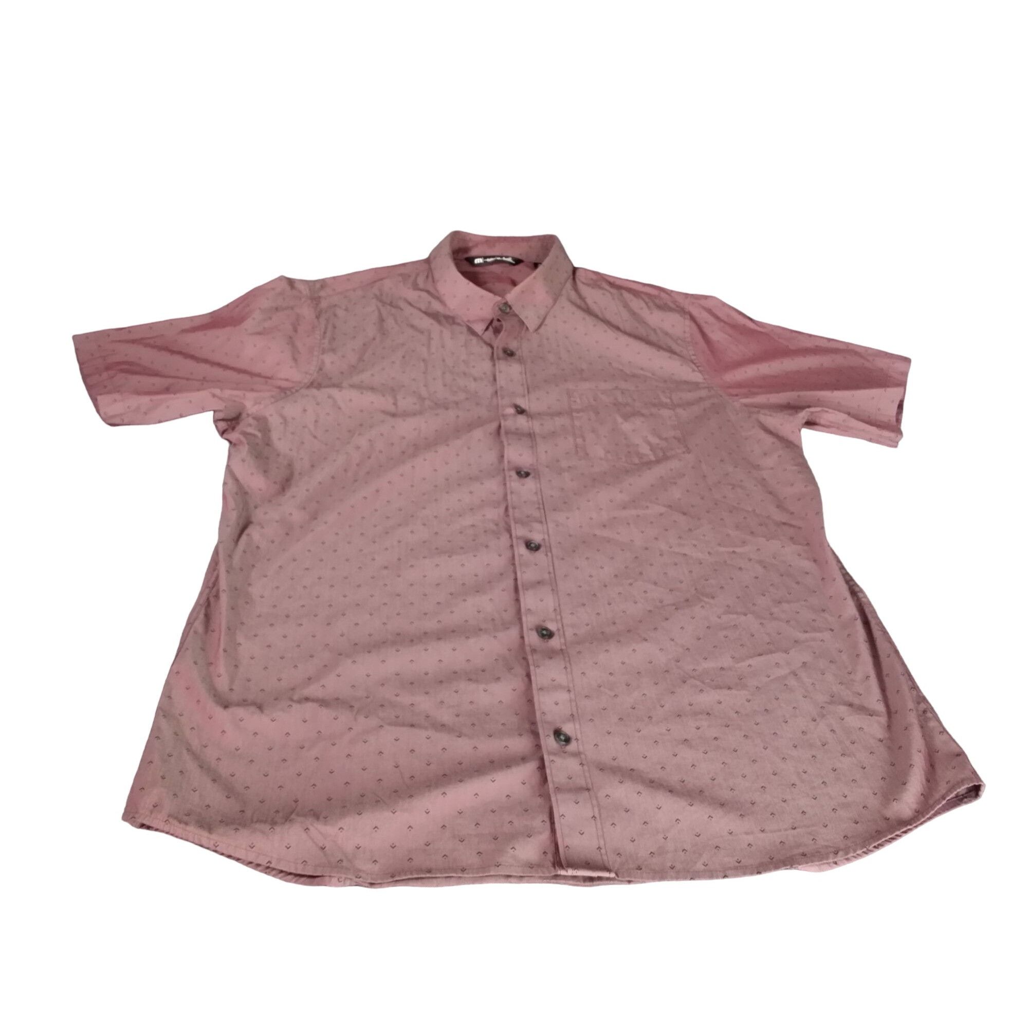 TravisMathew Travis Mathew Button Up Shirt Men Sz XL Purple Geometric Sho Size US XL / EU 56 / 4 - 1 Thumbnail