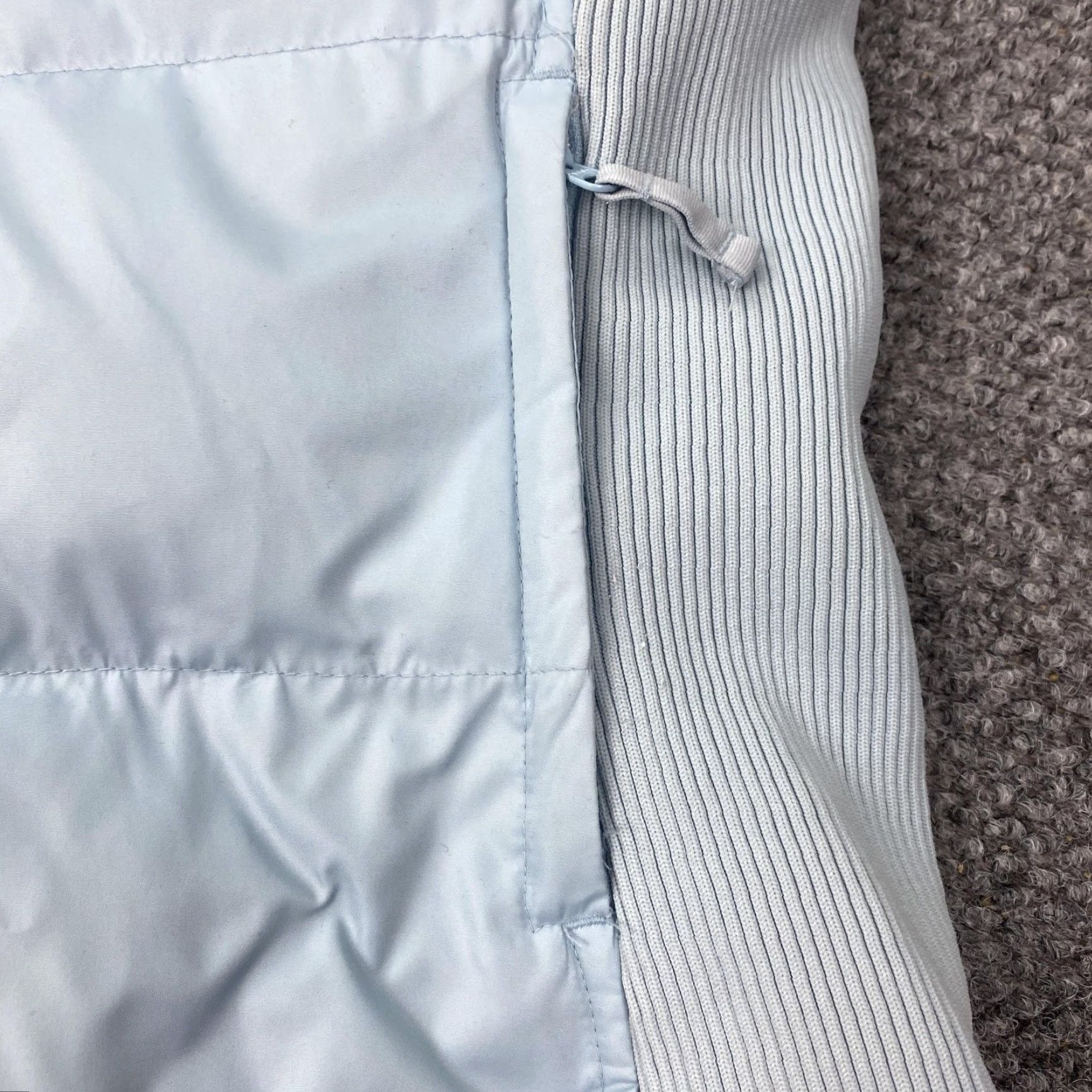 Gap GAP Vest Womens Medium Light Blue Puffer Down Quilted Sleeveless Jacket Vest Size M / US 6-8 / IT 42-44 - 3 Thumbnail