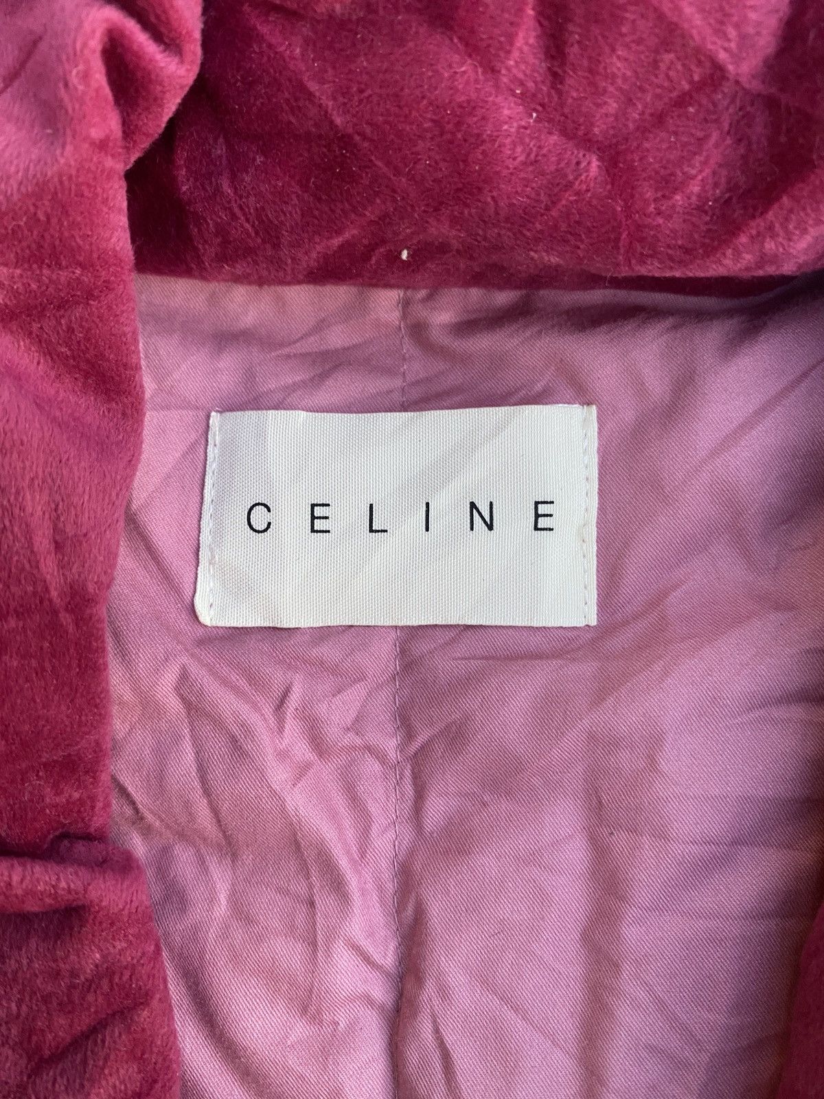 Celine × Hedi Slimane Vintage Celine monogram vest jacket Size US L / EU 52-54 / 3 - 4 Thumbnail