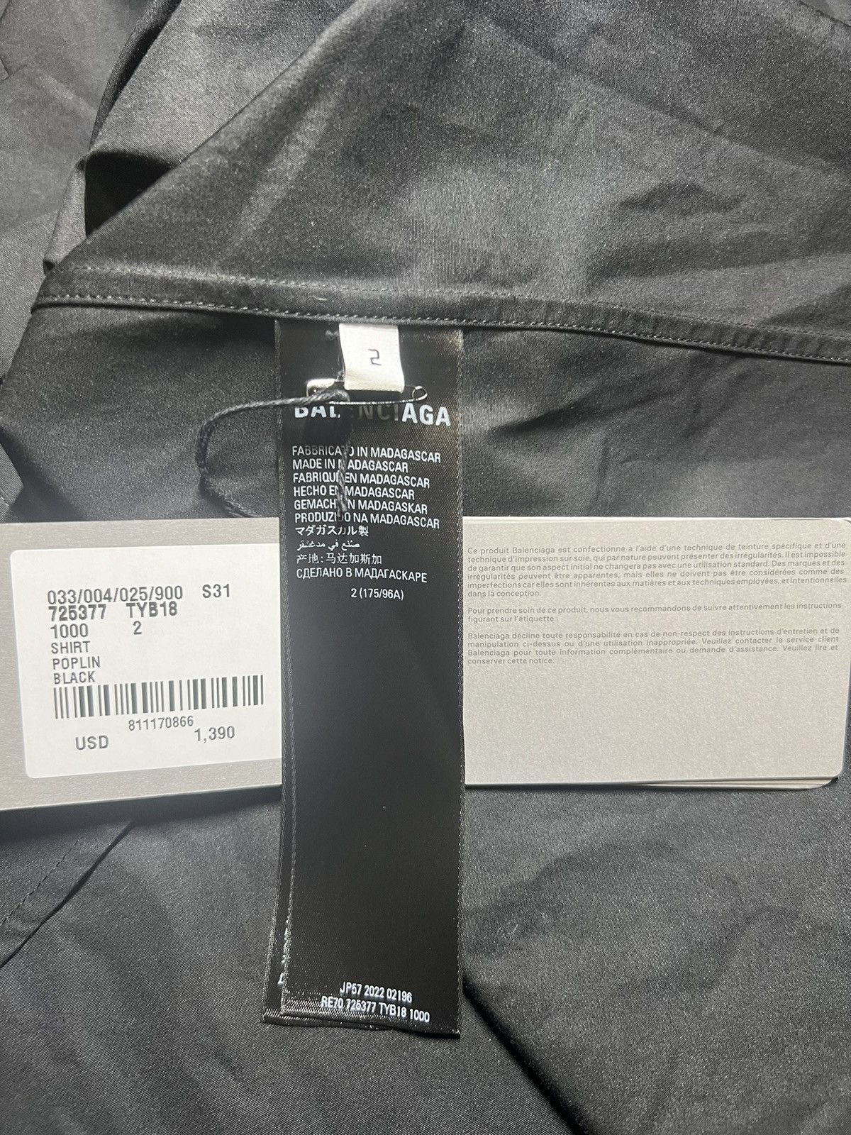 Balenciaga Button-Up Shirt Size US M / EU 48-50 / 2 - 7 Thumbnail
