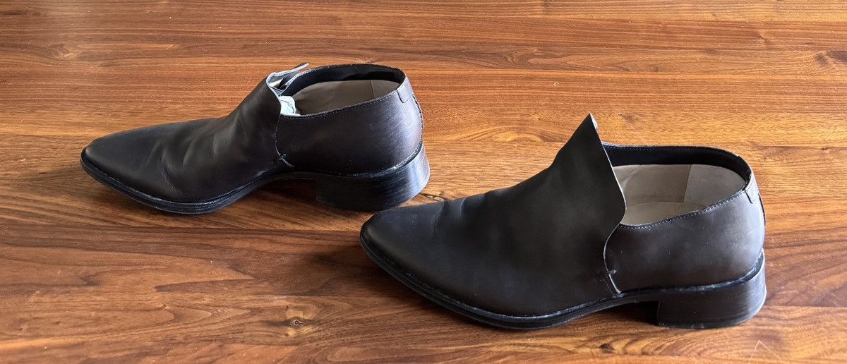 Costume National Costume National Black Leather Shoes Size US 9 / EU 42 - 3 Thumbnail