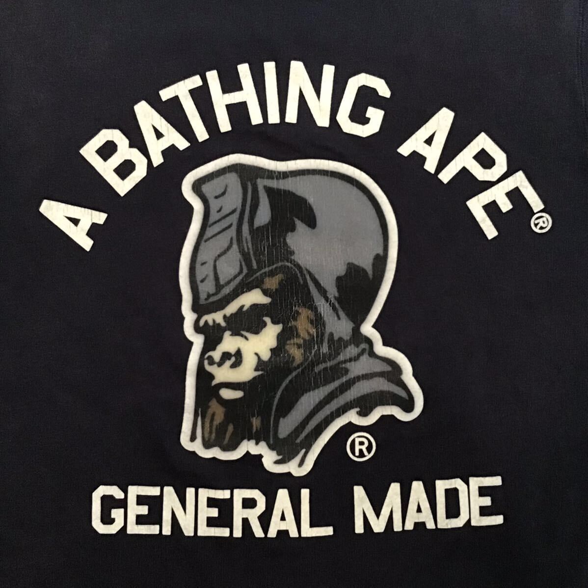 Bape BAPE General Logo pullover hoodie a bathing ape Size US M / EU 48-50 / 2 - 4 Thumbnail