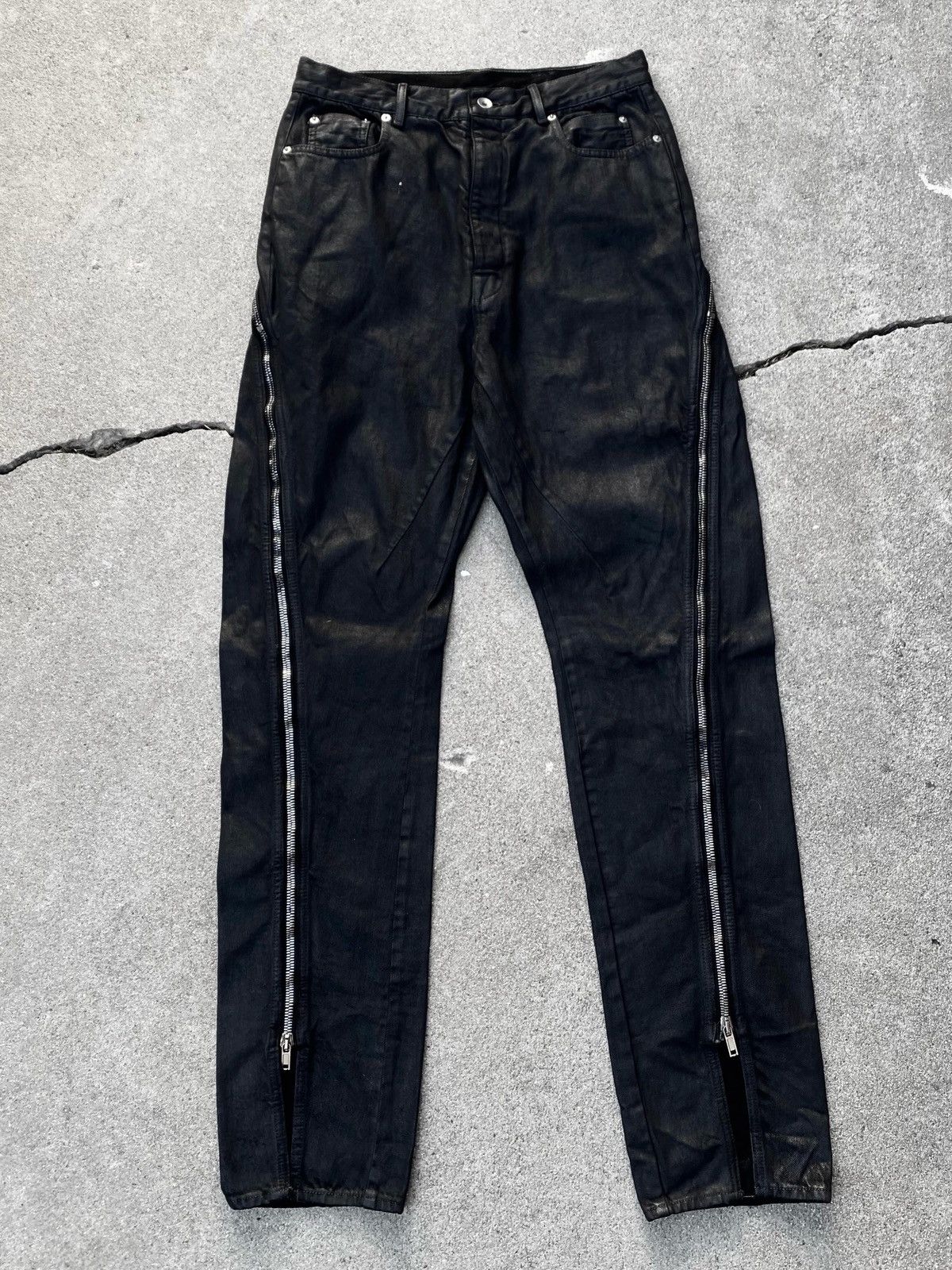 Rick Owens × Rick Owens Drkshdw Rick Owens SS24 Waxed Bolan