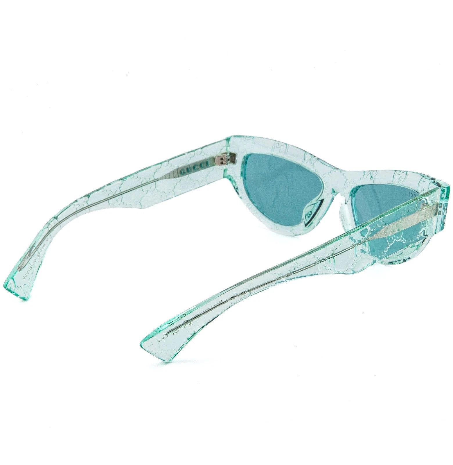 Gucci GUCCI GG1834S Crystal Blue Guccissima 1834 GG Sunglasses 012 Size ONE SIZE - 2 Thumbnail