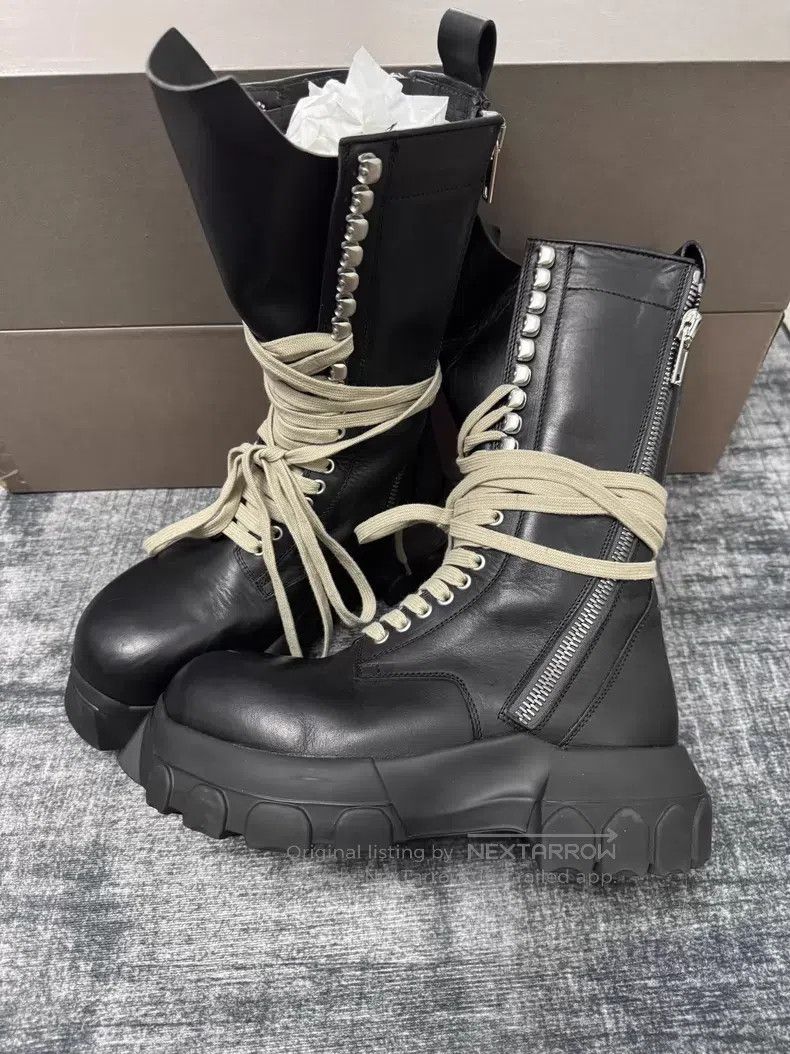 Rick Owens Rick Owens Octopus Strap Military Boots Size US 6 / EU 39 - 1 Thumbnail