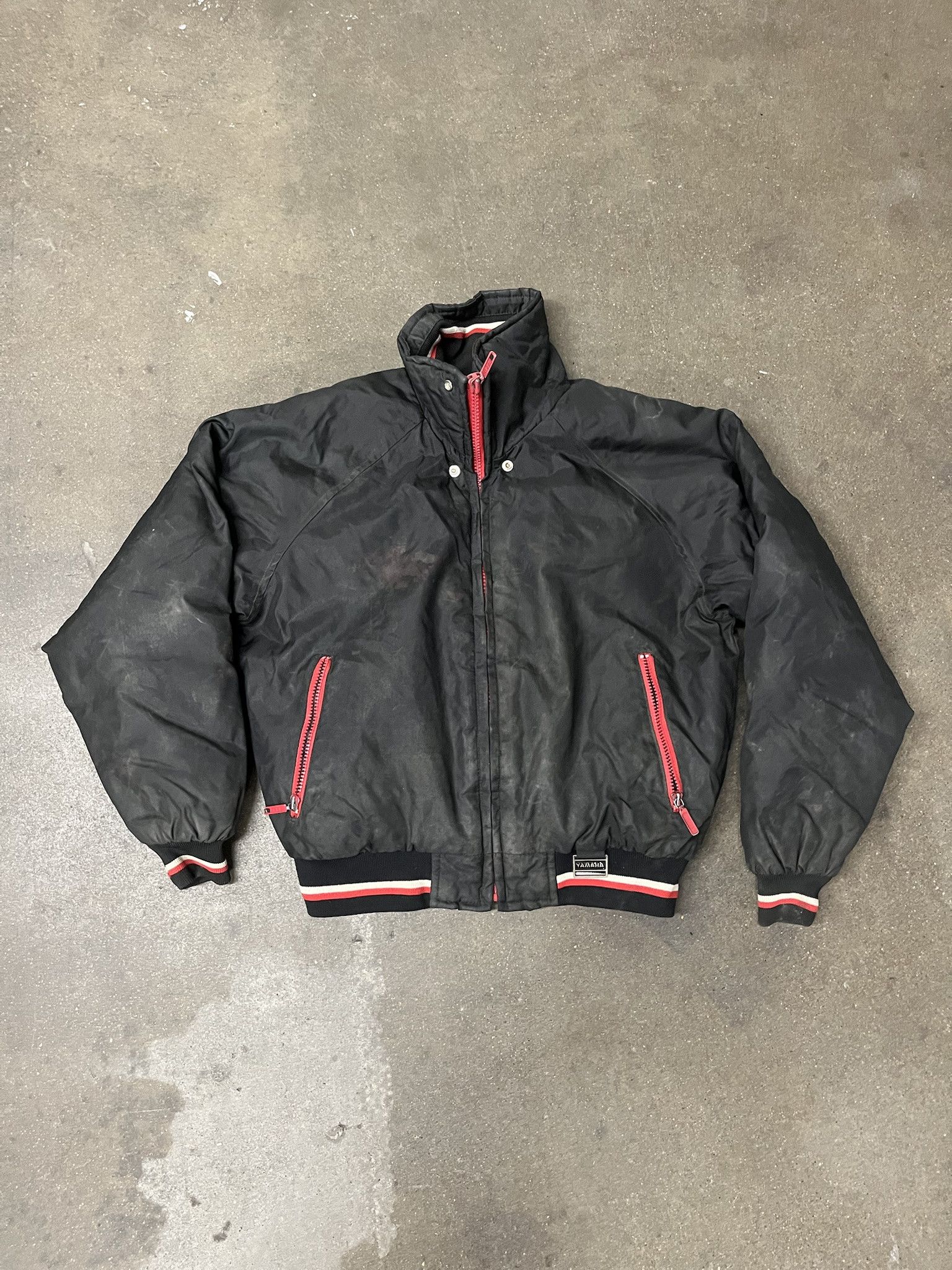 Carhartt × Vintage Vintage 1980s Yamaha Black Snowmobile Racing jacket Size XS (womens M) Size US XS / EU 42 / 0 - 1 Thumbnail