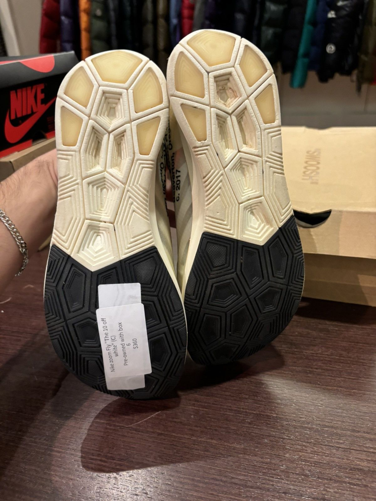 Nike × Off-White Nike Zoom Fly Off-White ‘The 10’ Size US 6 / EU 39 - 7 Thumbnail