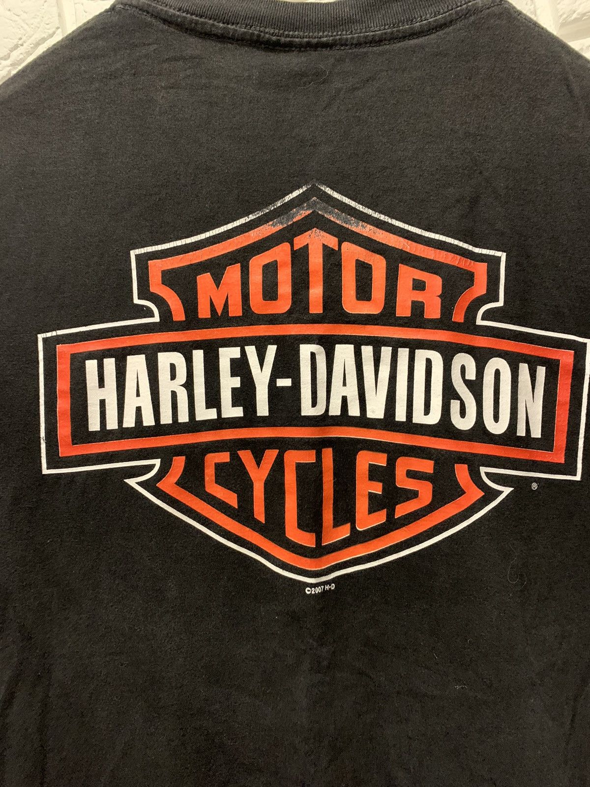 Harley Davidson × Vintage Vintage Harley Davidson USA Tee Big Logo Y2K T-Shirt Size US S / EU 44-46 / 1 - 5 Thumbnail