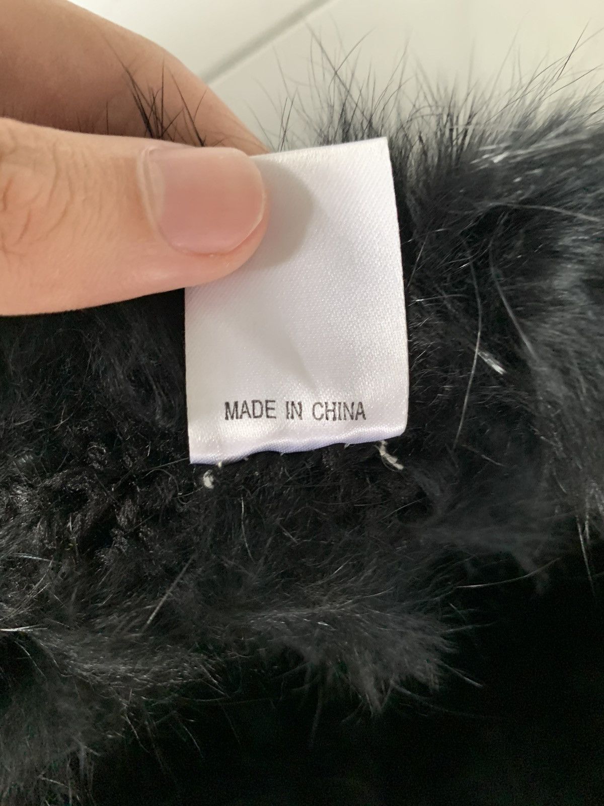 If Six Was Nine × Tornado Mart Punk Bondage Style Fur knitted Beanie Hats Size ONE SIZE - 10 Thumbnail