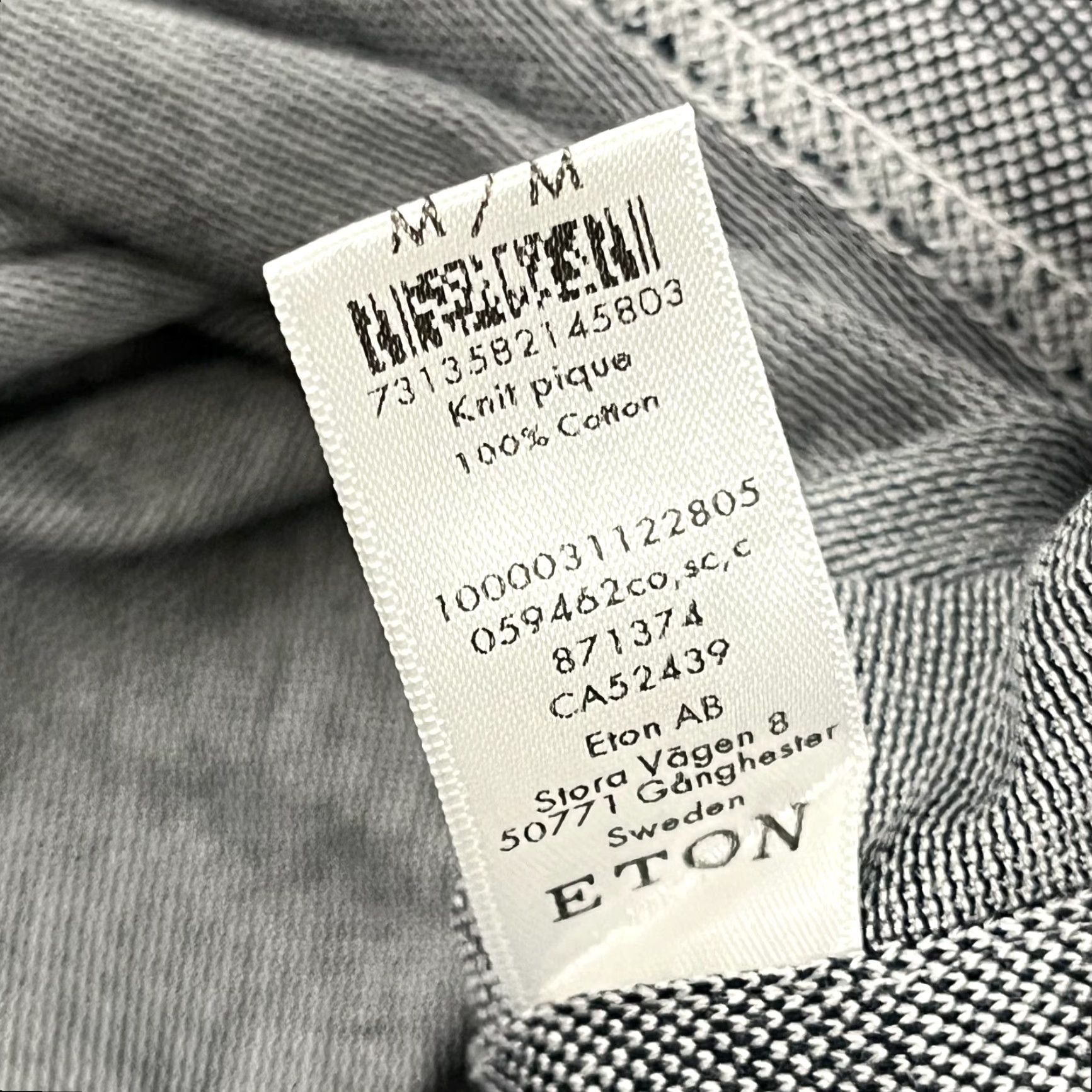 Eton VINTAGE ETON Mens Shirt Casual Long Sleeve Knit Gray Button Up 90s Classic Mens Size US M / EU 48-50 / 2 - 7 Thumbnail