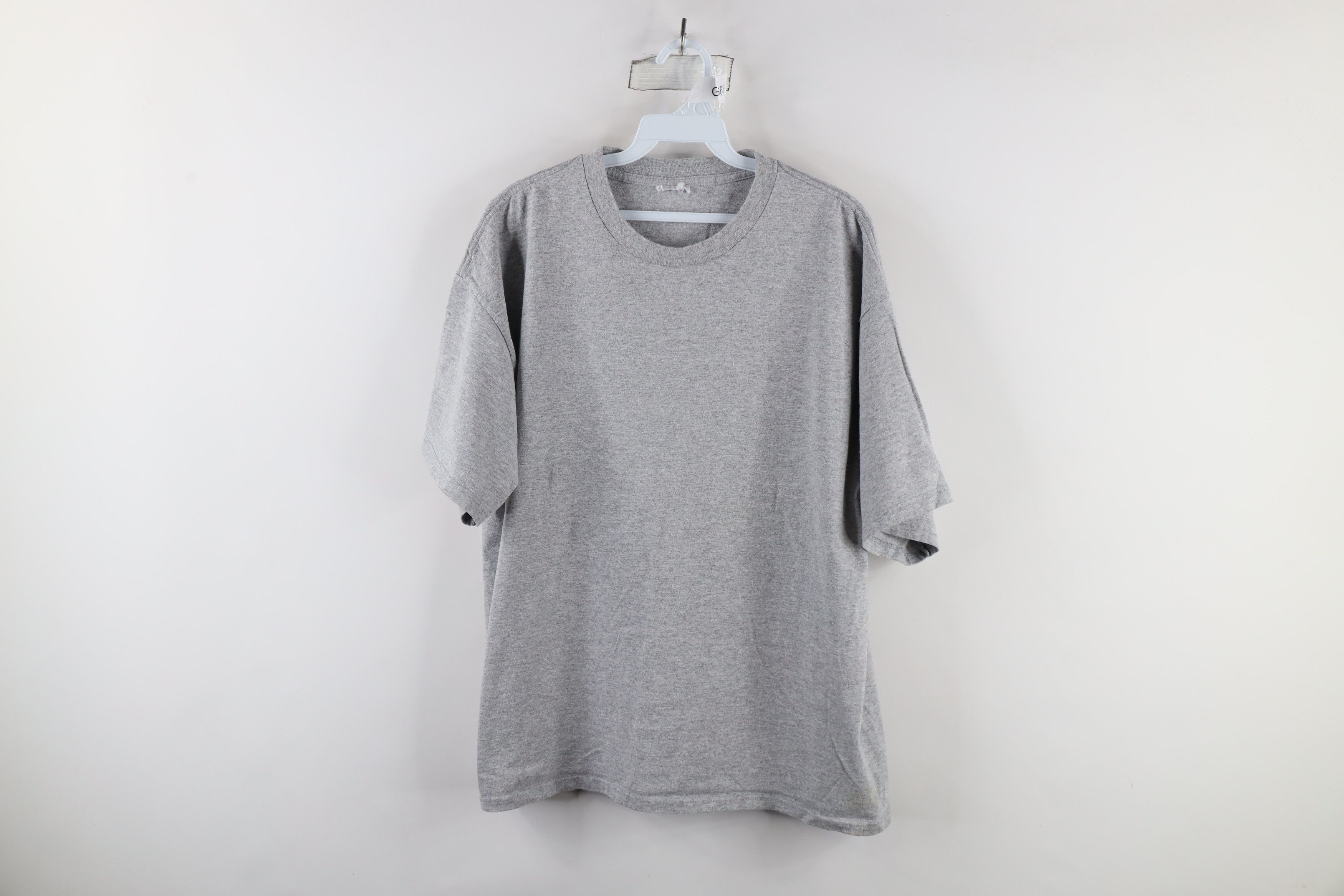 Vintage Vintage 90s Streetwear Heavyweight Short Sleeve T-Shirt Gray Size US L / EU 52-54 / 3 - 1 Thumbnail
