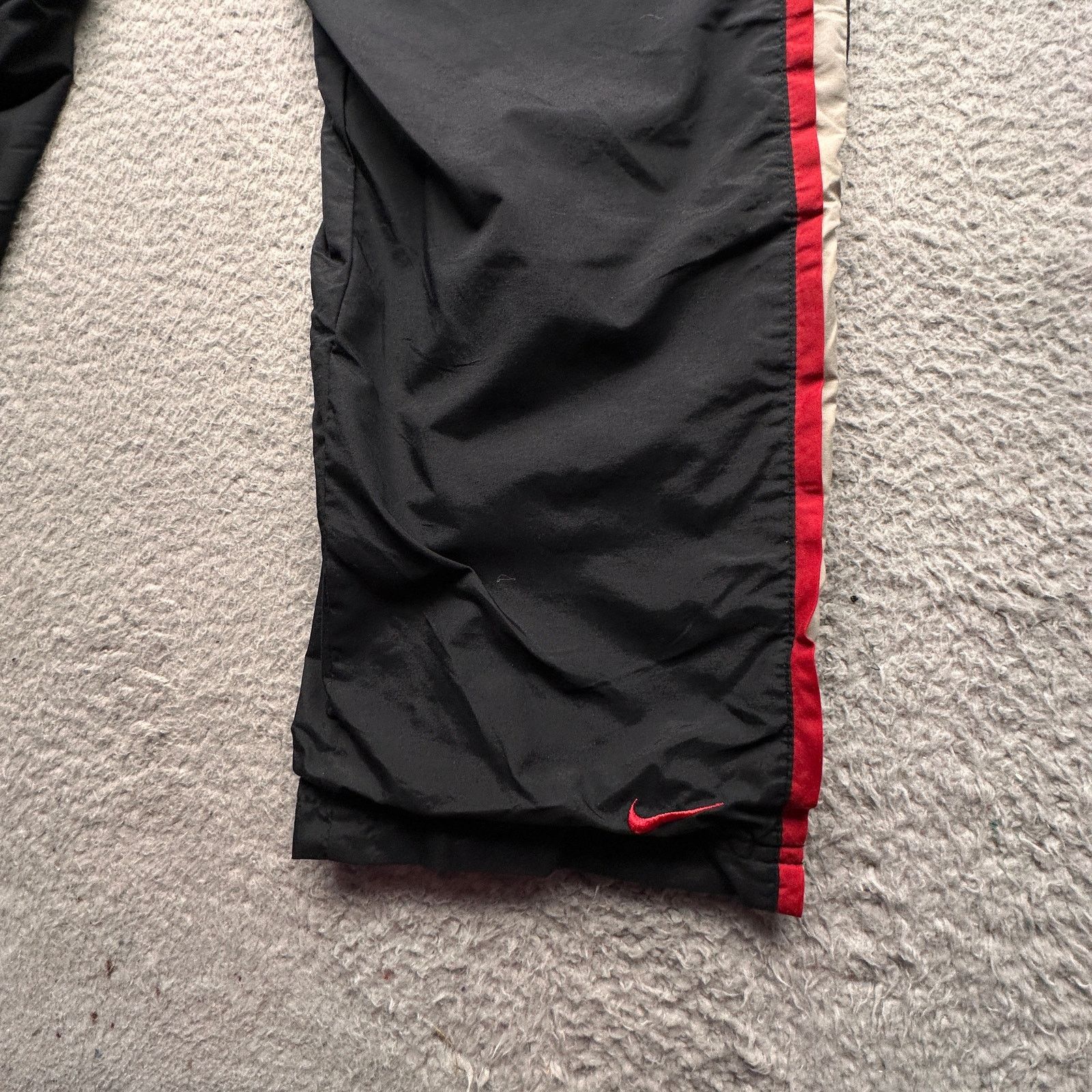 Nike Vintage Y2K Nike Lined Windbreaker Pants Mens Medium Black Size US 30 / EU 46 - 12 Thumbnail