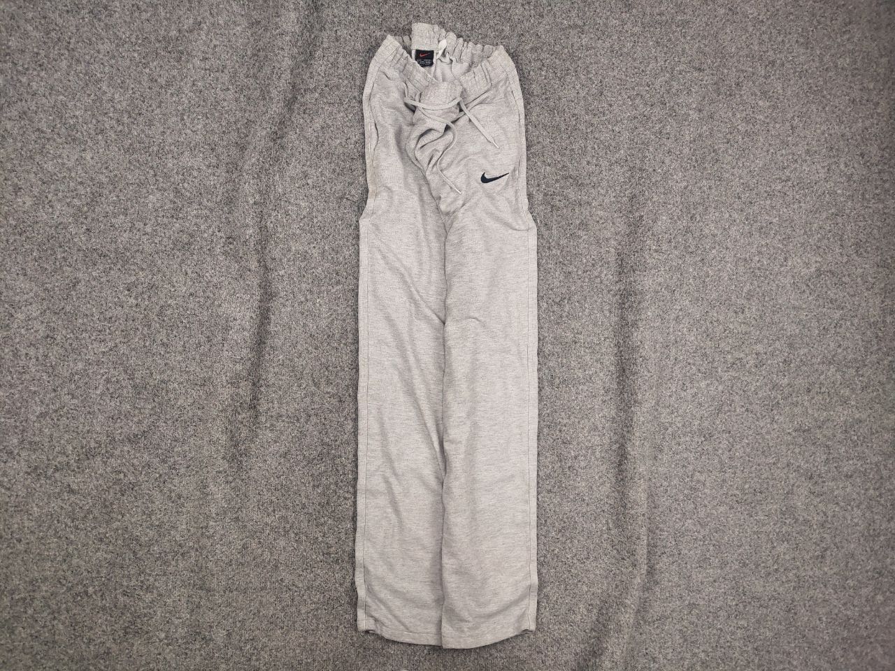 Nike Vintage Nike Swoosh Gray Cotton Baggy Track Pants Y2K Style Size US 34 / EU 50 - 1 Thumbnail