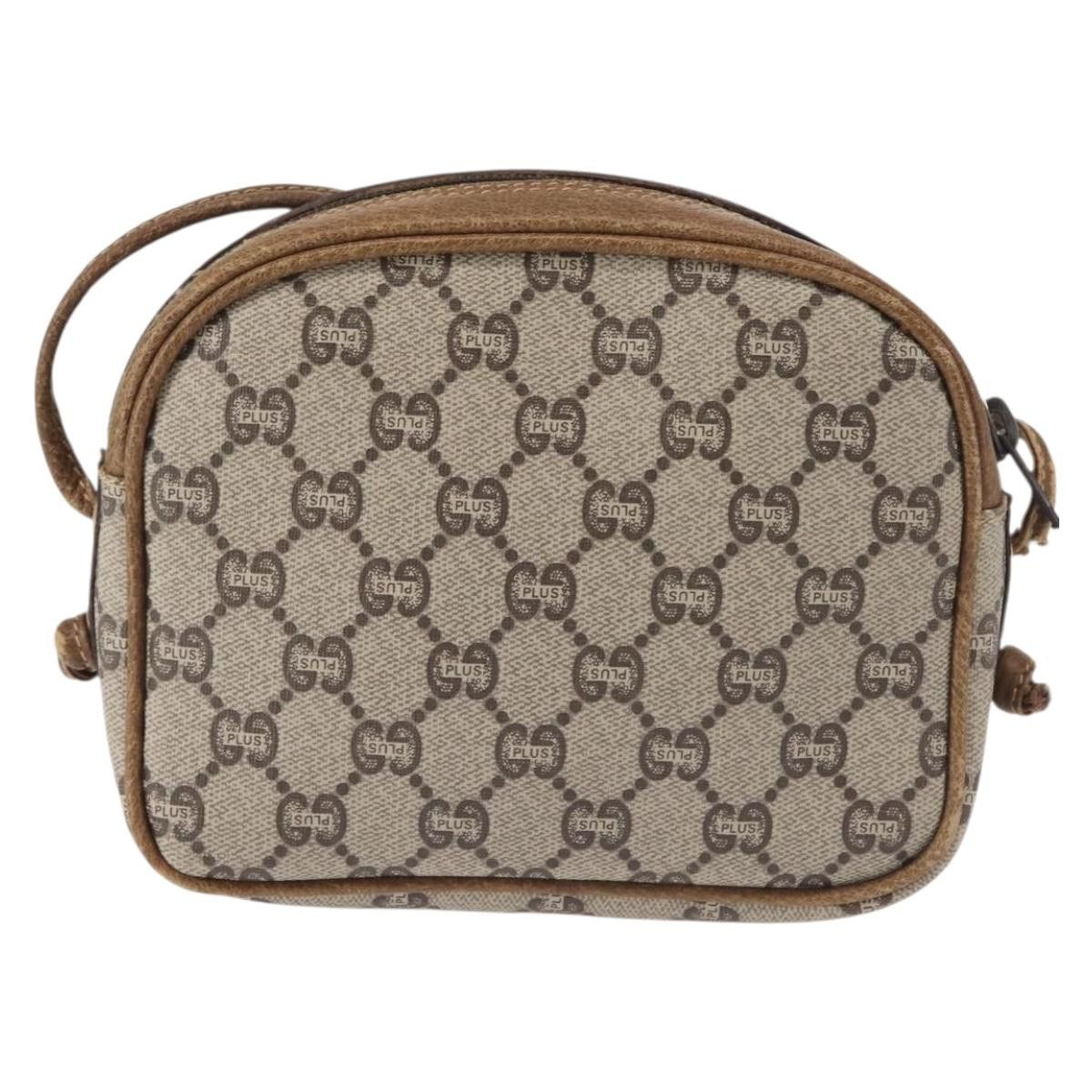 Gucci GUCCI GG Plus Supreme Shoulder Bag Pvc Leather Beige Gold Size ONE SIZE - 3 Thumbnail