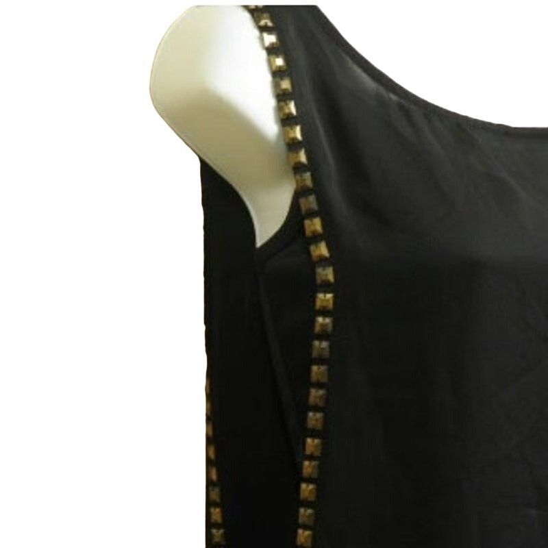 Rock & Republic Rock & Republic Womens XS Sheer Sleeveless Metal Studded top Size XS / US 0-2 / IT 36-38 - 2 Thumbnail