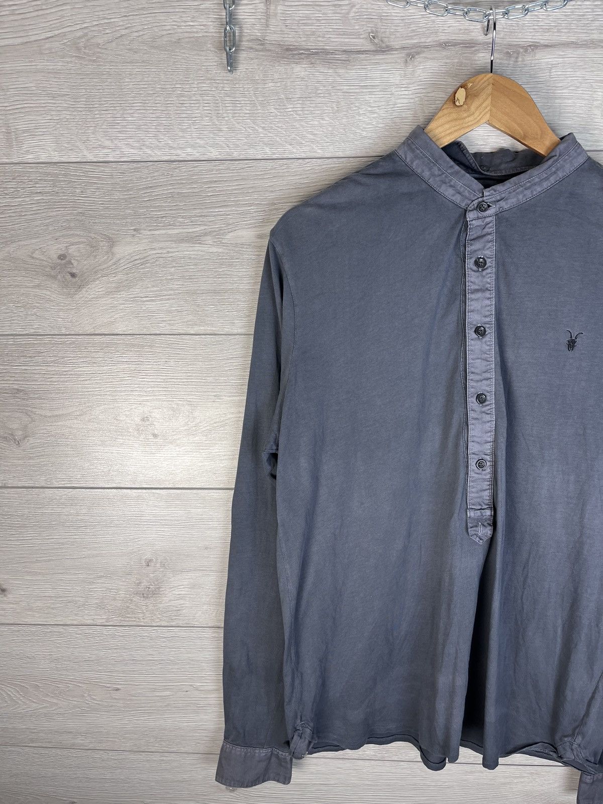 Allsaints Men's Button Down Shirt 1/3 size L Allsaints y2k Size US L / EU 52-54 / 3 - 2 Thumbnail
