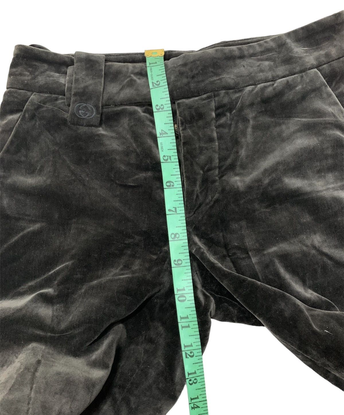 Gucci Gucci Brown Velvet Tailored Trousers Made in Italy Size 28" / US 6 / IT 42 - 7 Thumbnail