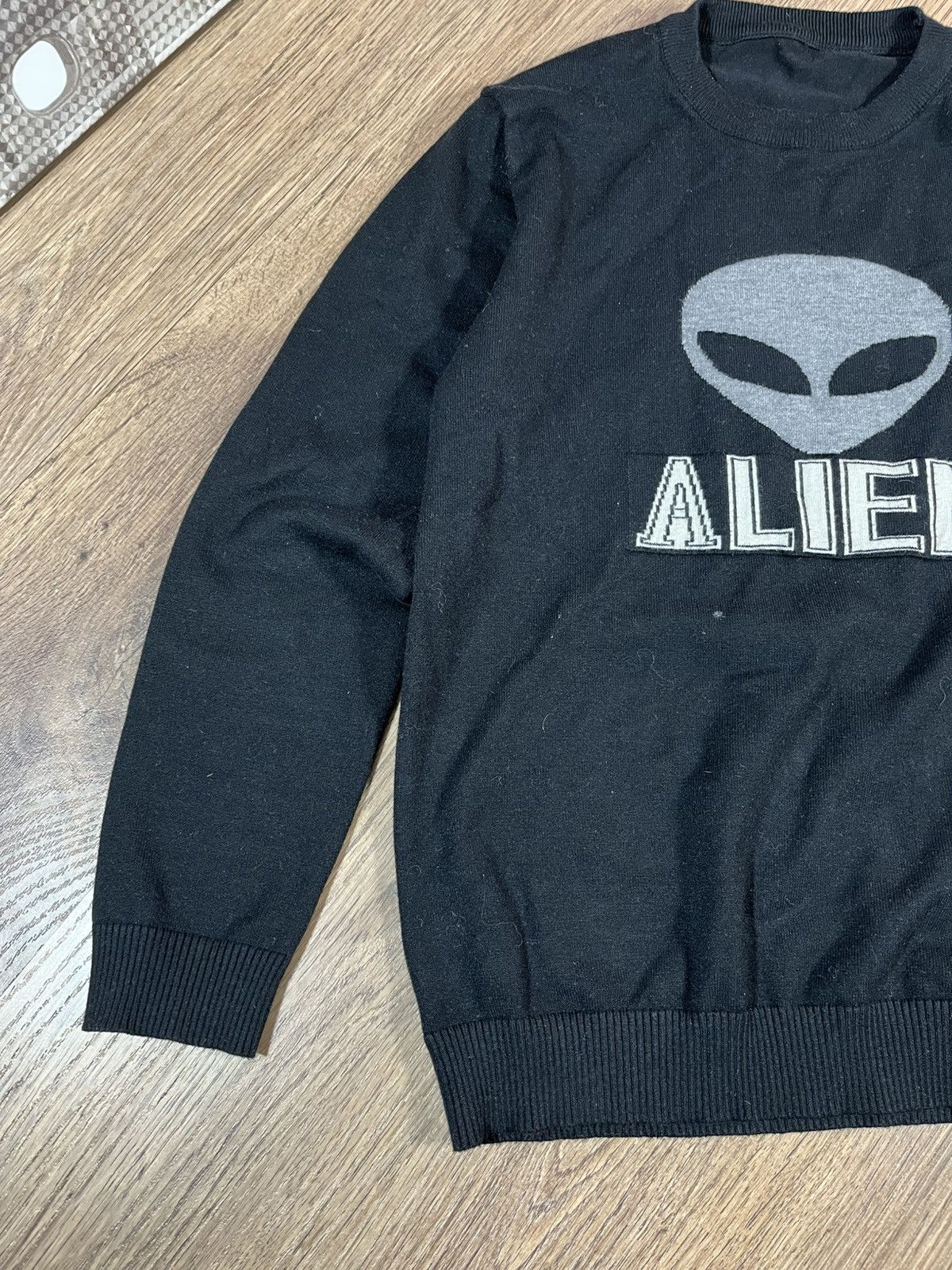 Japanese Brand Alien Big Logo Sweater Size US M / EU 48-50 / 2 - 2 Thumbnail