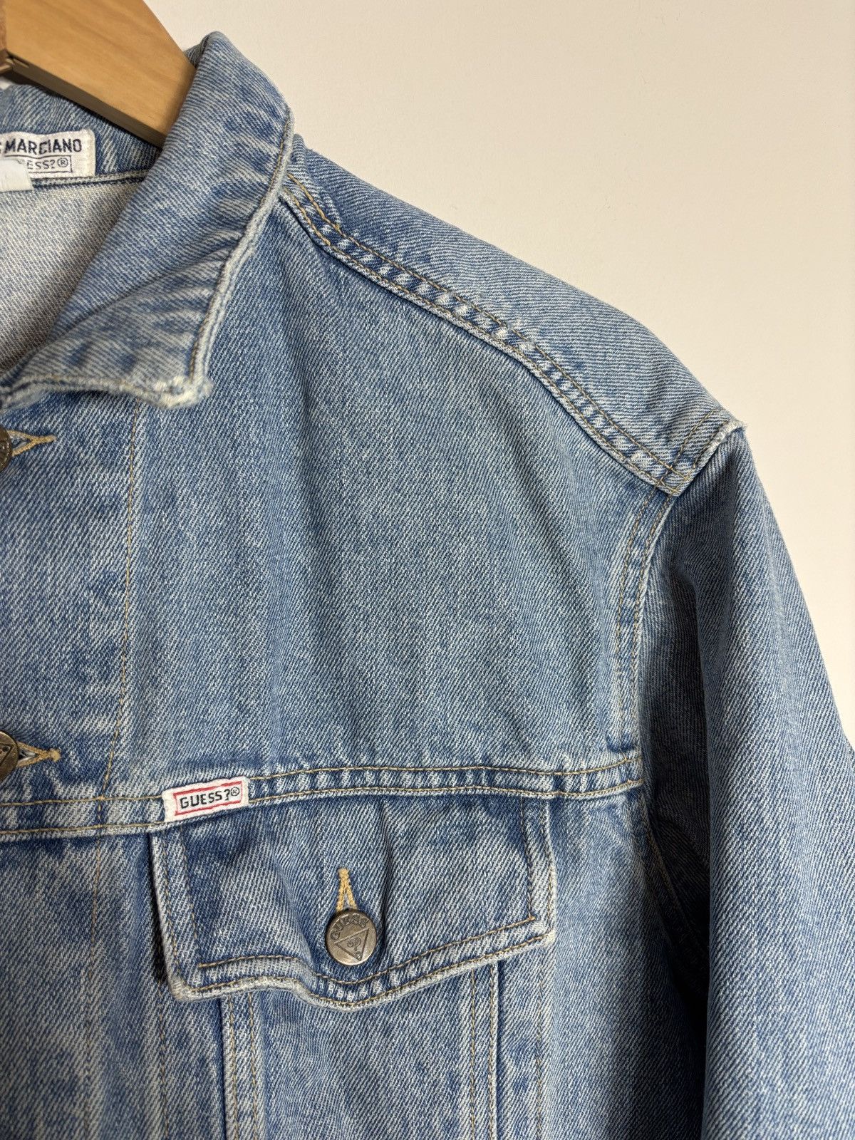 Guess Vintage Guess Georges Marciano Denim Jacket 90s USA XL Size US XL / EU 56 / 4 - 2 Thumbnail