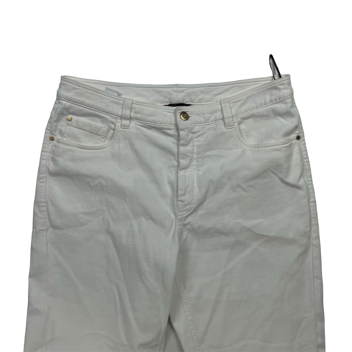 Brunello Cucinelli Brunello Cucinelli Luxury Denim Jeans Made in Italy White Size 32" / US 10 / IT 46 - 2 Thumbnail