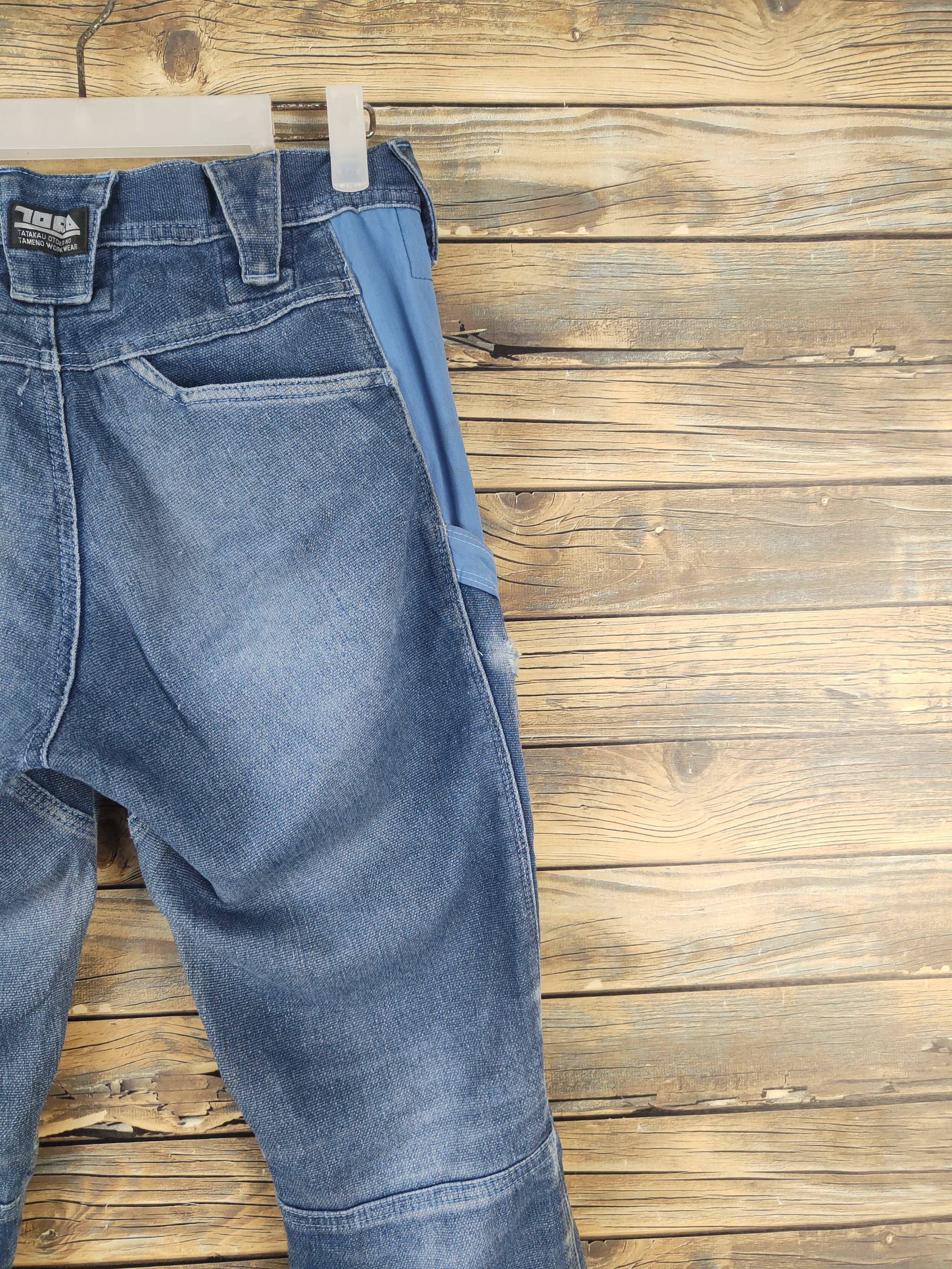 Japanese Brand Toraichi skinny Blue Distressed Ripped denim Jeans #W2001 Size US 29 - 14 Thumbnail