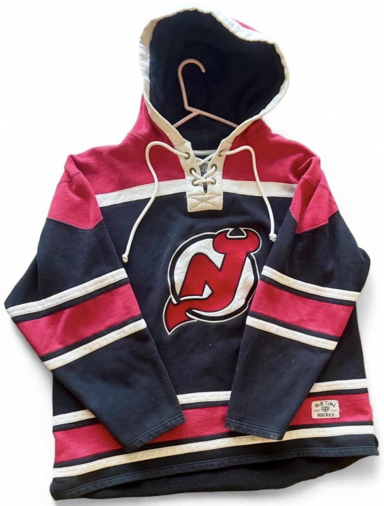 Other RARE VINTAGE NJ DEVILS LACER HOODIE Size US XXL / EU 58 / 5 - 1 Thumbnail