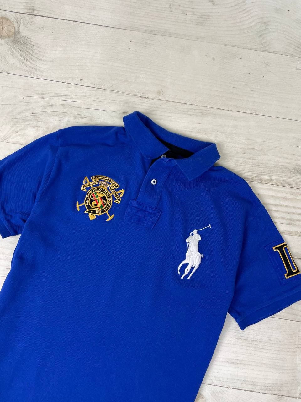 Polo Ralph Lauren Polo Ralph Lauren Rugby Shirt Big Pony Chief Keef Size US M / EU 48-50 / 2 - 2 Thumbnail