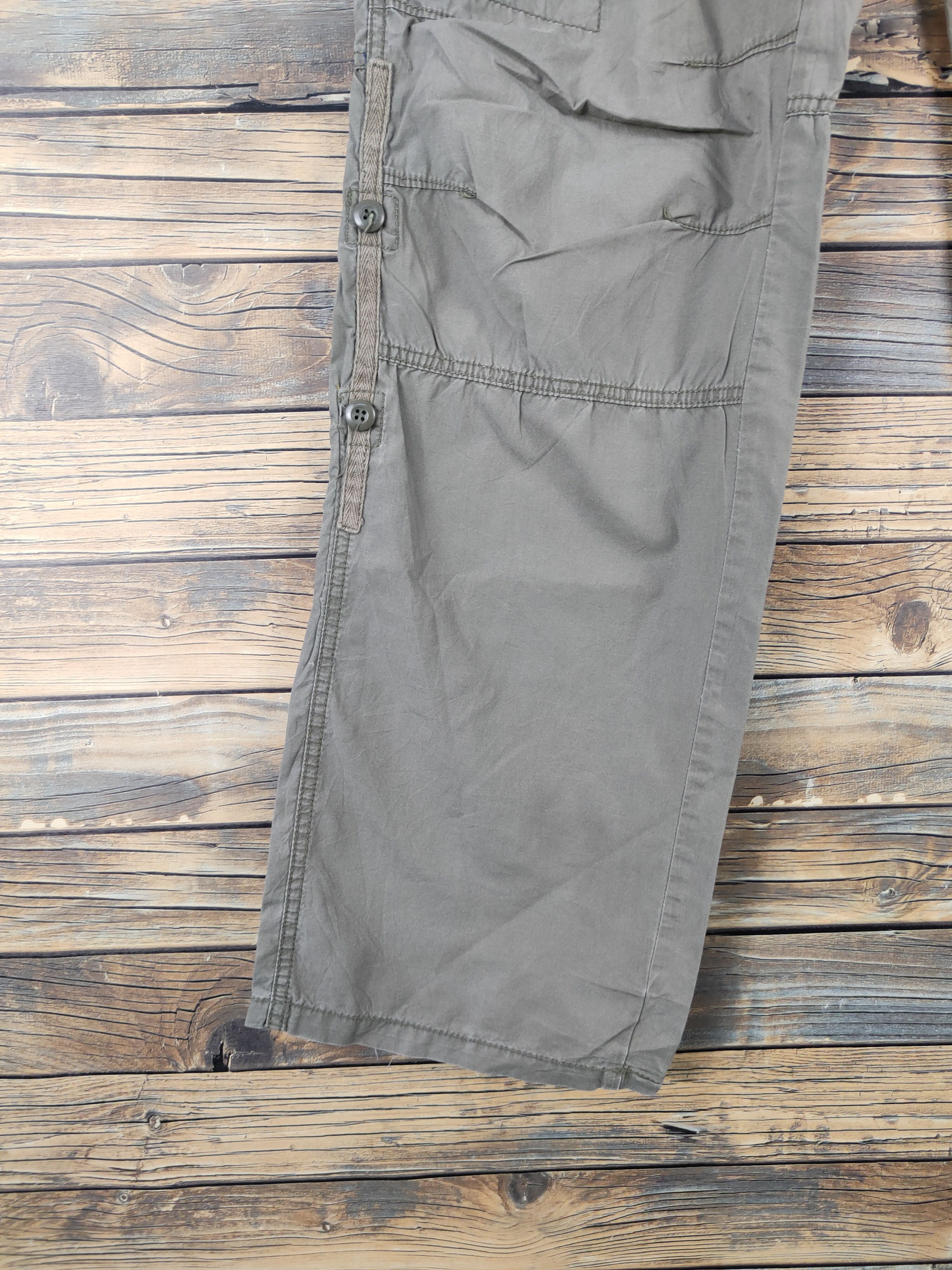 Japanese Brand Memory Special Olive Multipocket Tactical Cargo Pants #W2093 Size US 31 - 4 Thumbnail