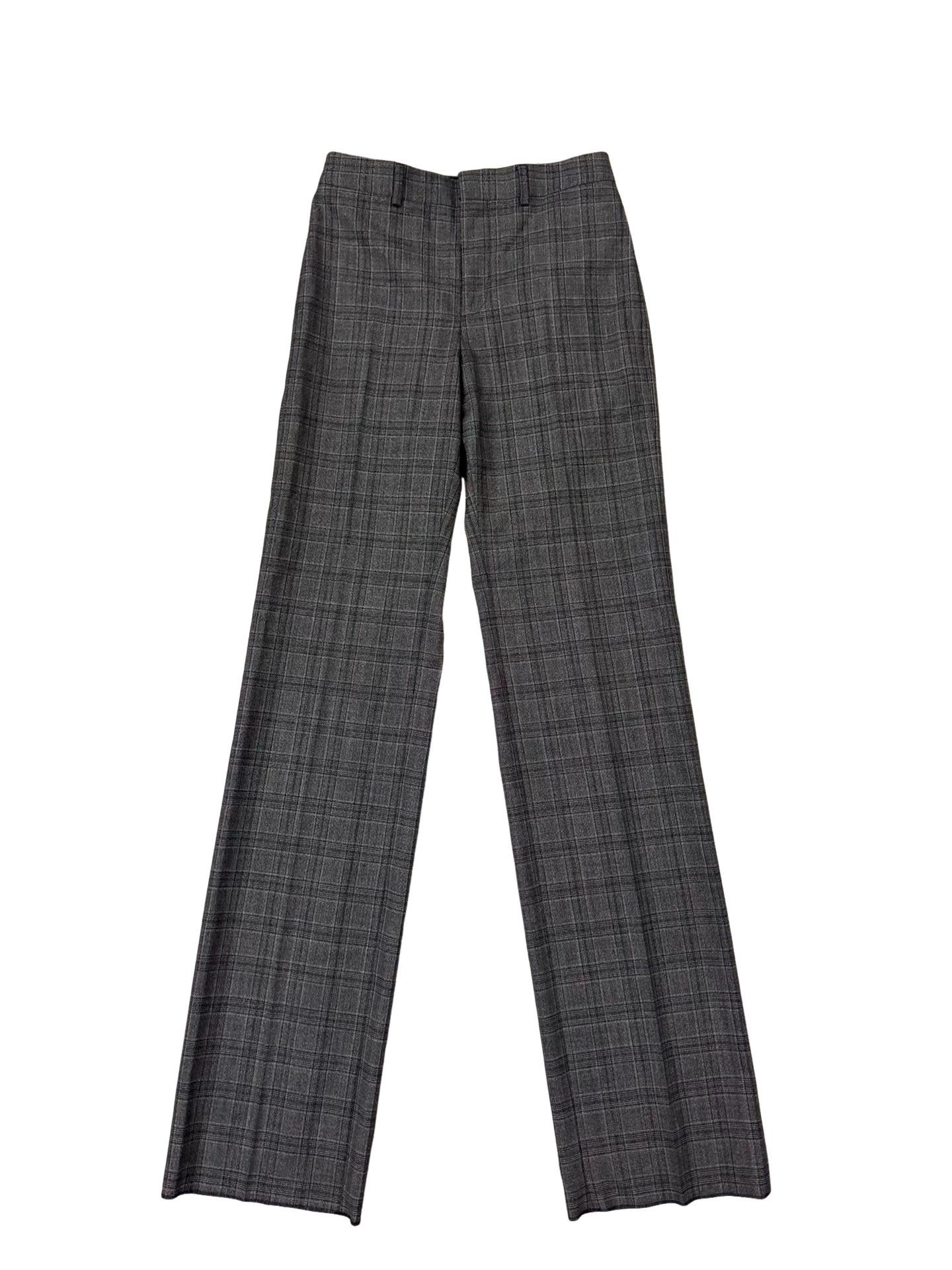 Celine Celine Hedi Slimane Plaid Formal Trousers Size 44 Size 38R - 1 Thumbnail