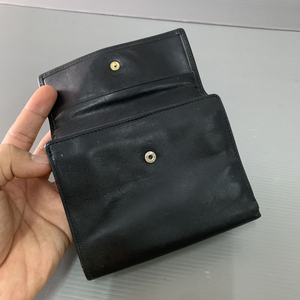 Versace Gianni Versace Black Leather Wallet Size ONE SIZE - 7 Thumbnail