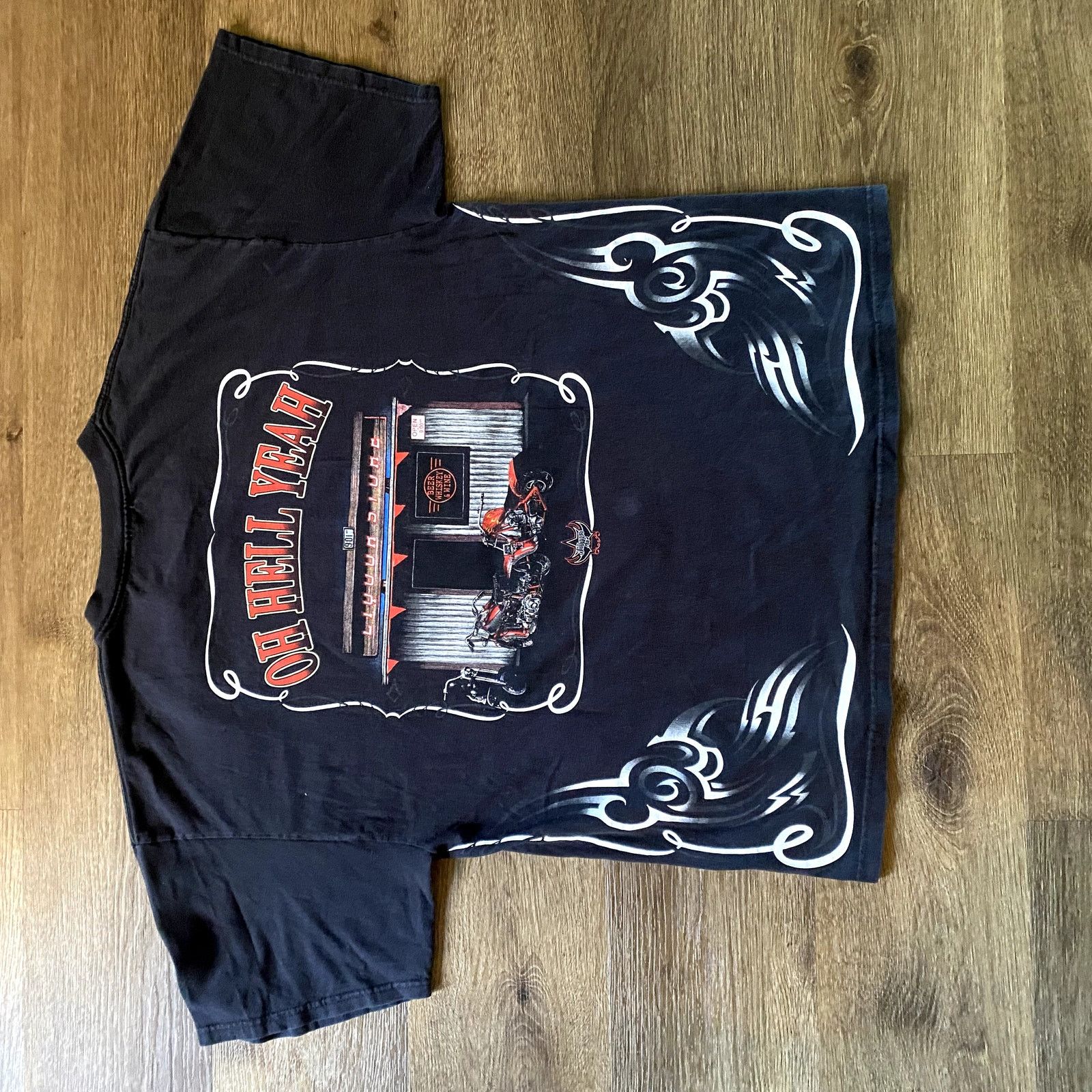Other Y2K 5 O'clock Somewhere, Hell Yeah BikerTee Size US XL / EU 56 / 4 - 6 Thumbnail