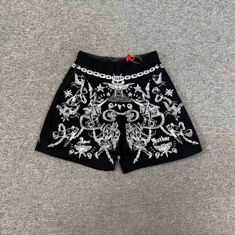 Givenchy SizeL Showpiece Graffiti Short Pants