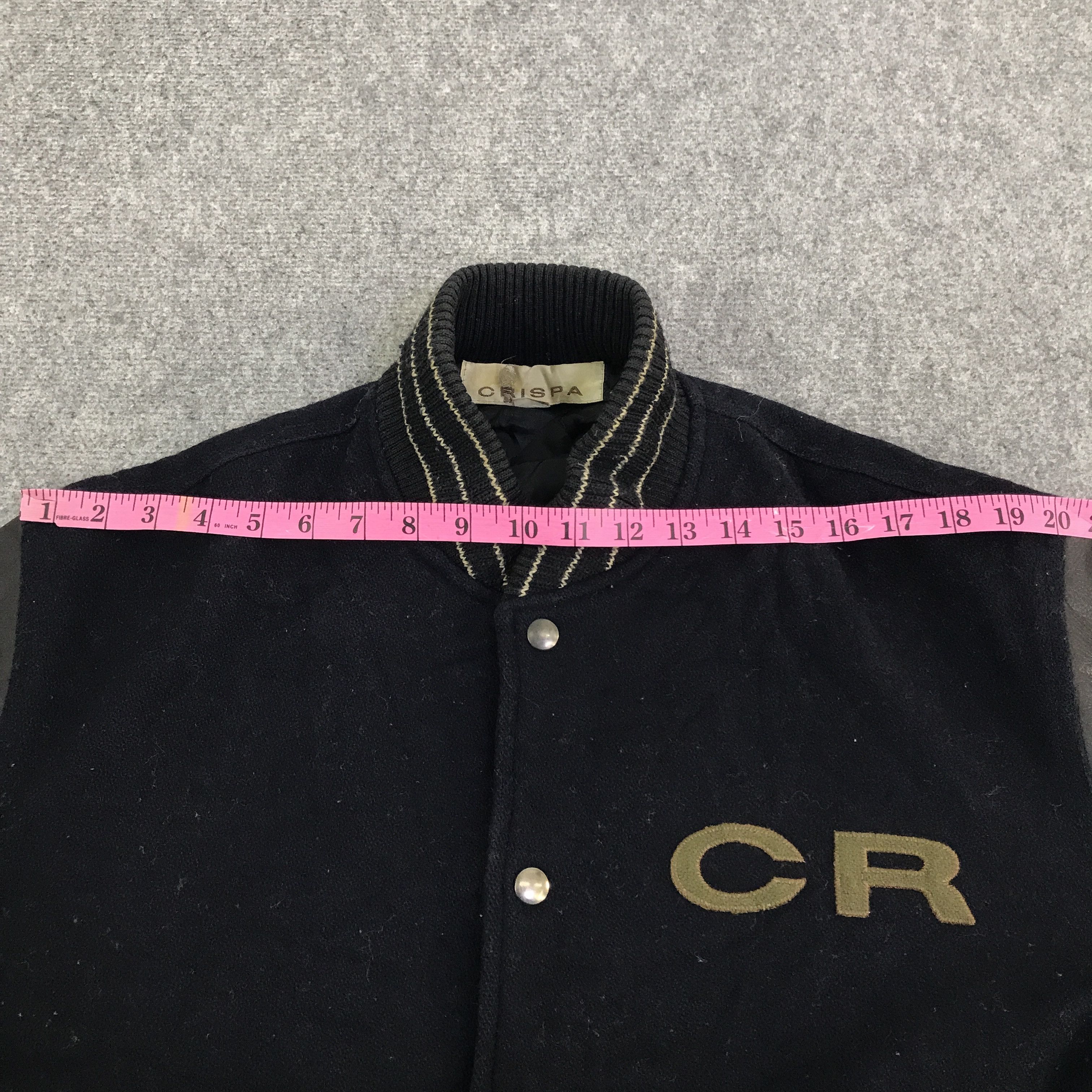 Japanese Brand Vintage crispa Snap button Varsity jacket K123B12 Size US M / EU 48-50 / 2 - 6 Thumbnail
