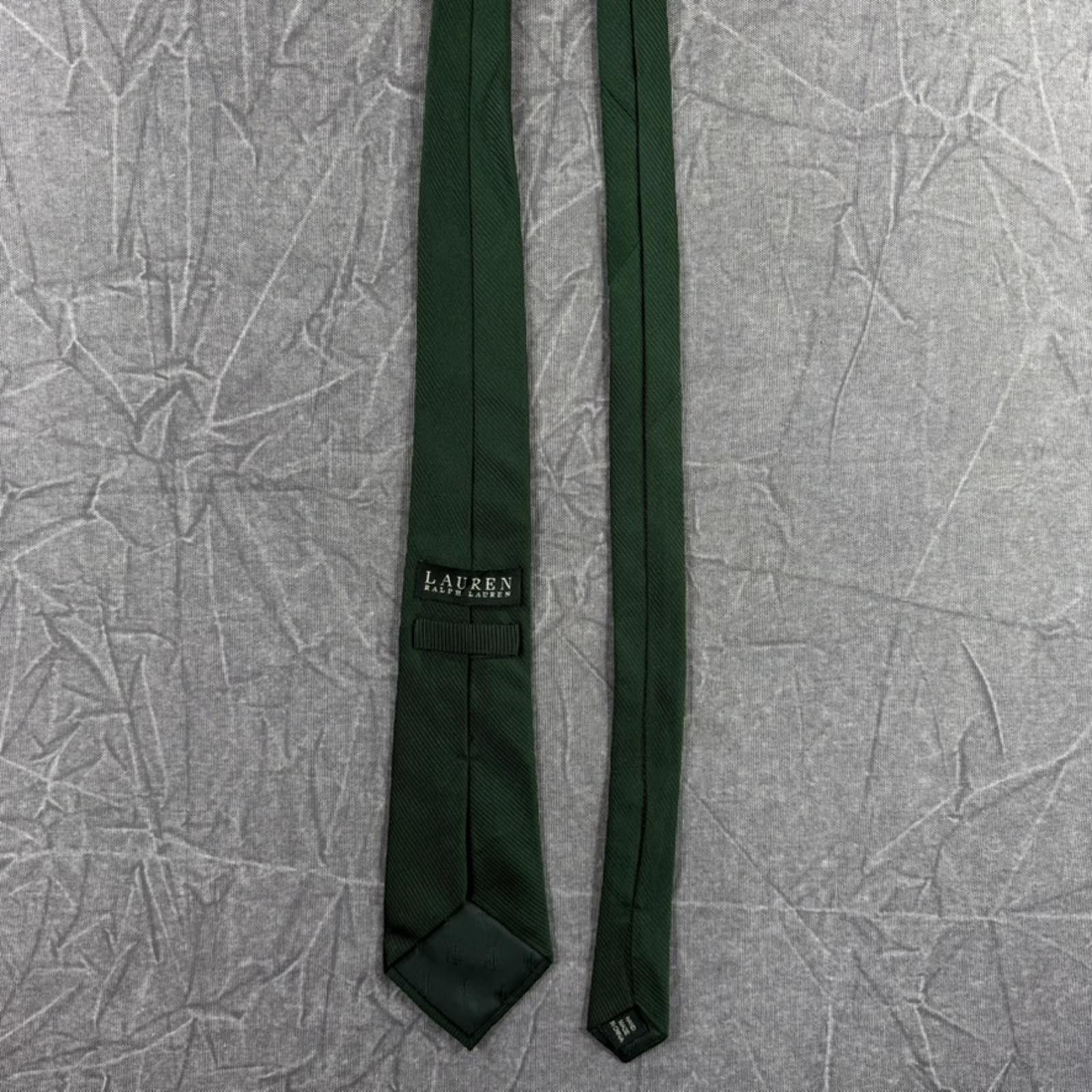 Lauren Ralph Lauren Lauren Ralph Lauren Necktie Women's Green Tie Size ONE SIZE - 3 Thumbnail