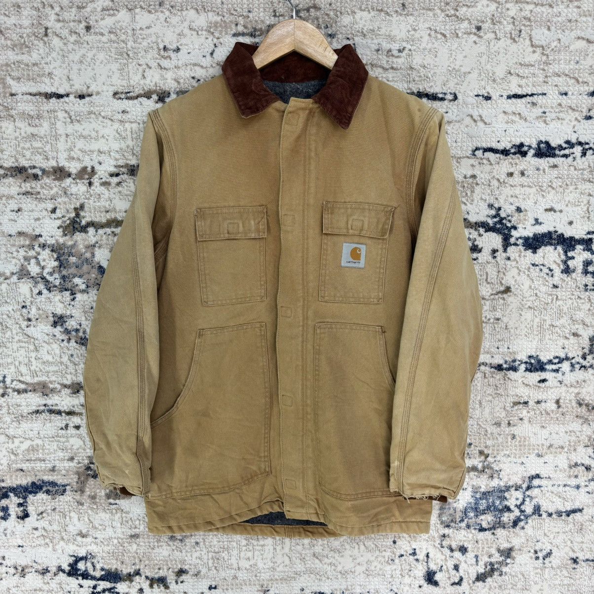 Carhartt × Vintage Vintage Carhartt Detroit Blanket Lined Jacket Size US M / EU 48-50 / 2 - 1 Thumbnail