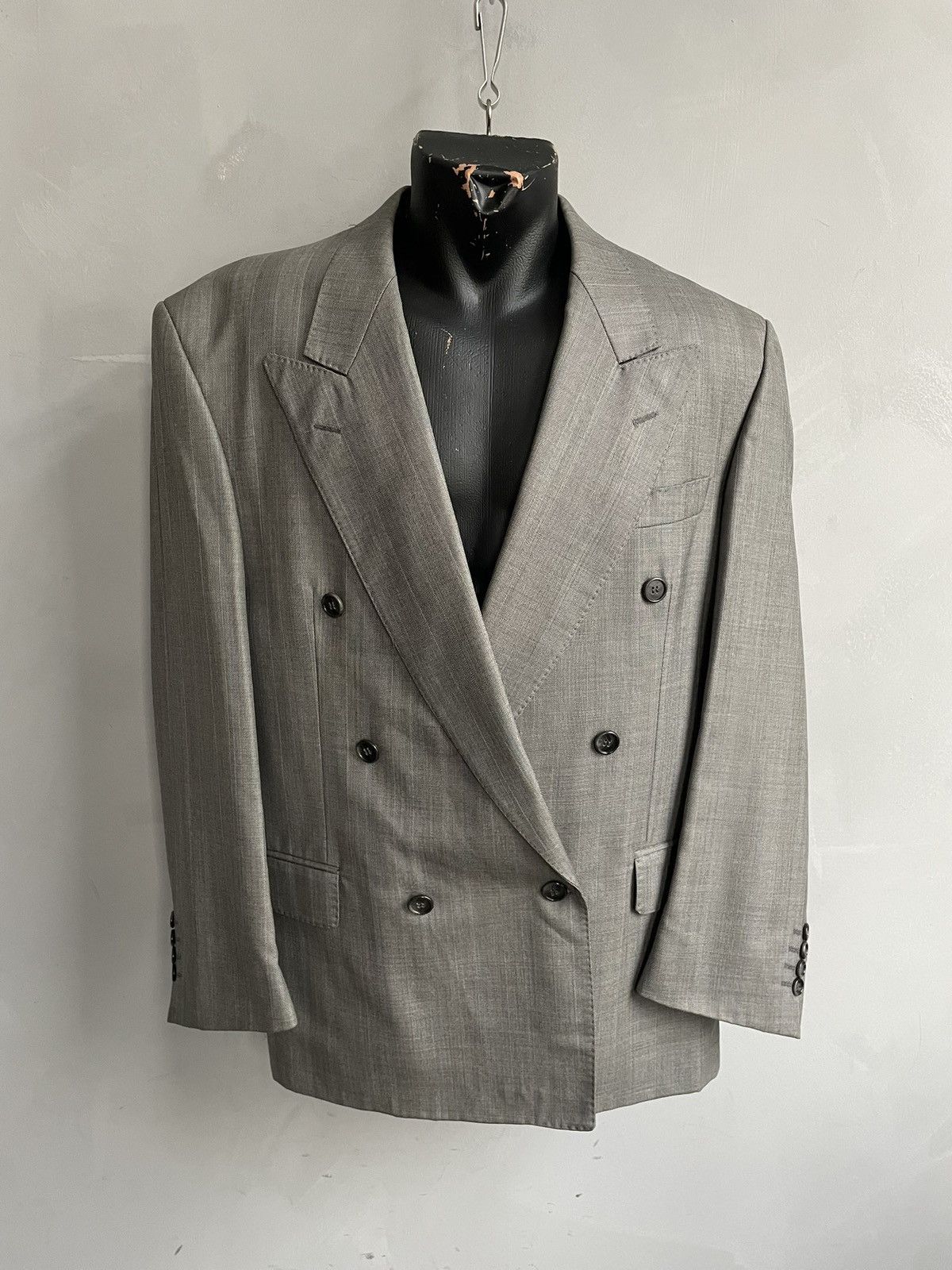 Yves saint Laurent double breasted retro blazer y2k