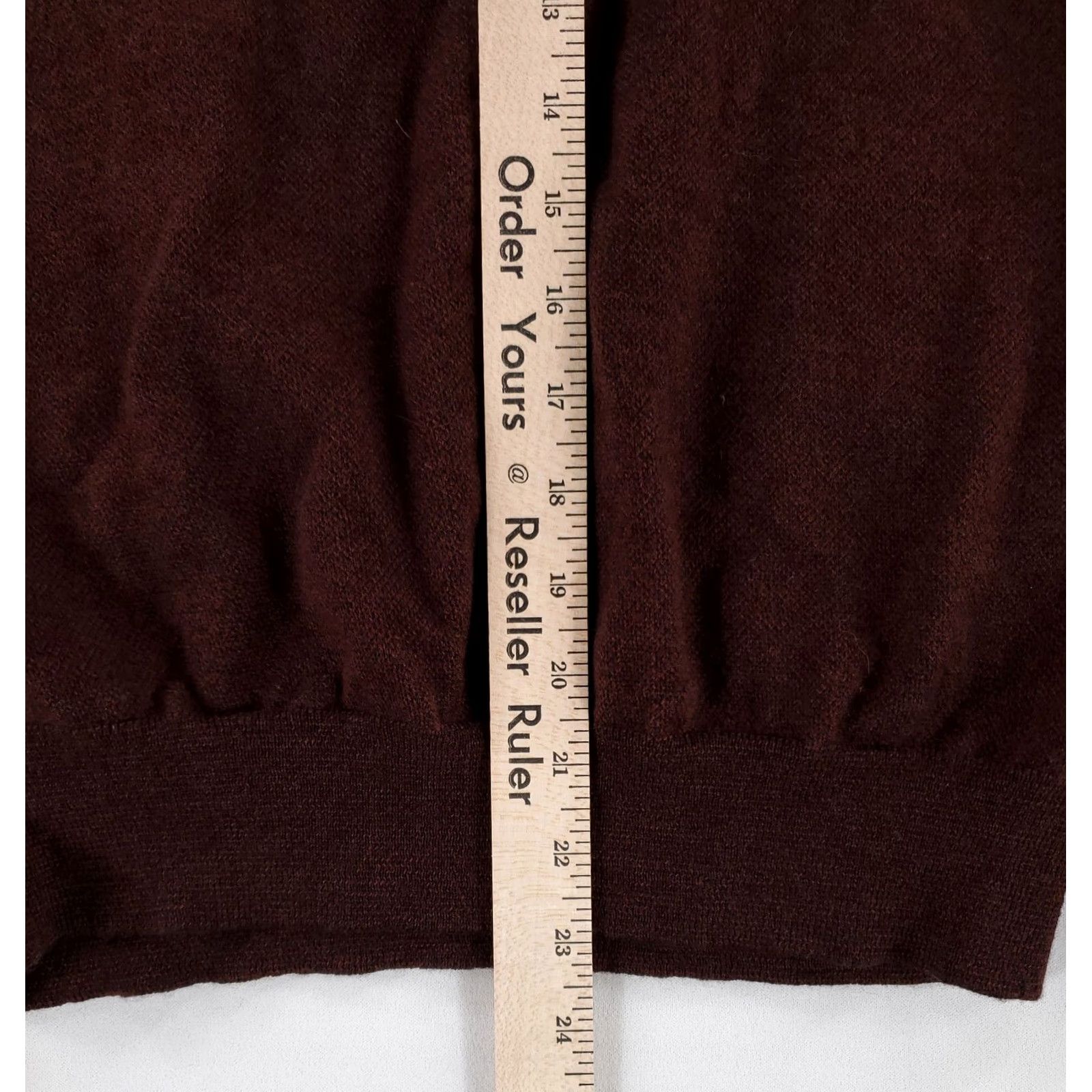 Vintage Dalmine 1/4 Zip Wool Sweater Long Sleeve Made Italy Mens L Red Brown Orange 52 Wool Pullover Size US L / EU 52-54 / 3 - 6 Thumbnail