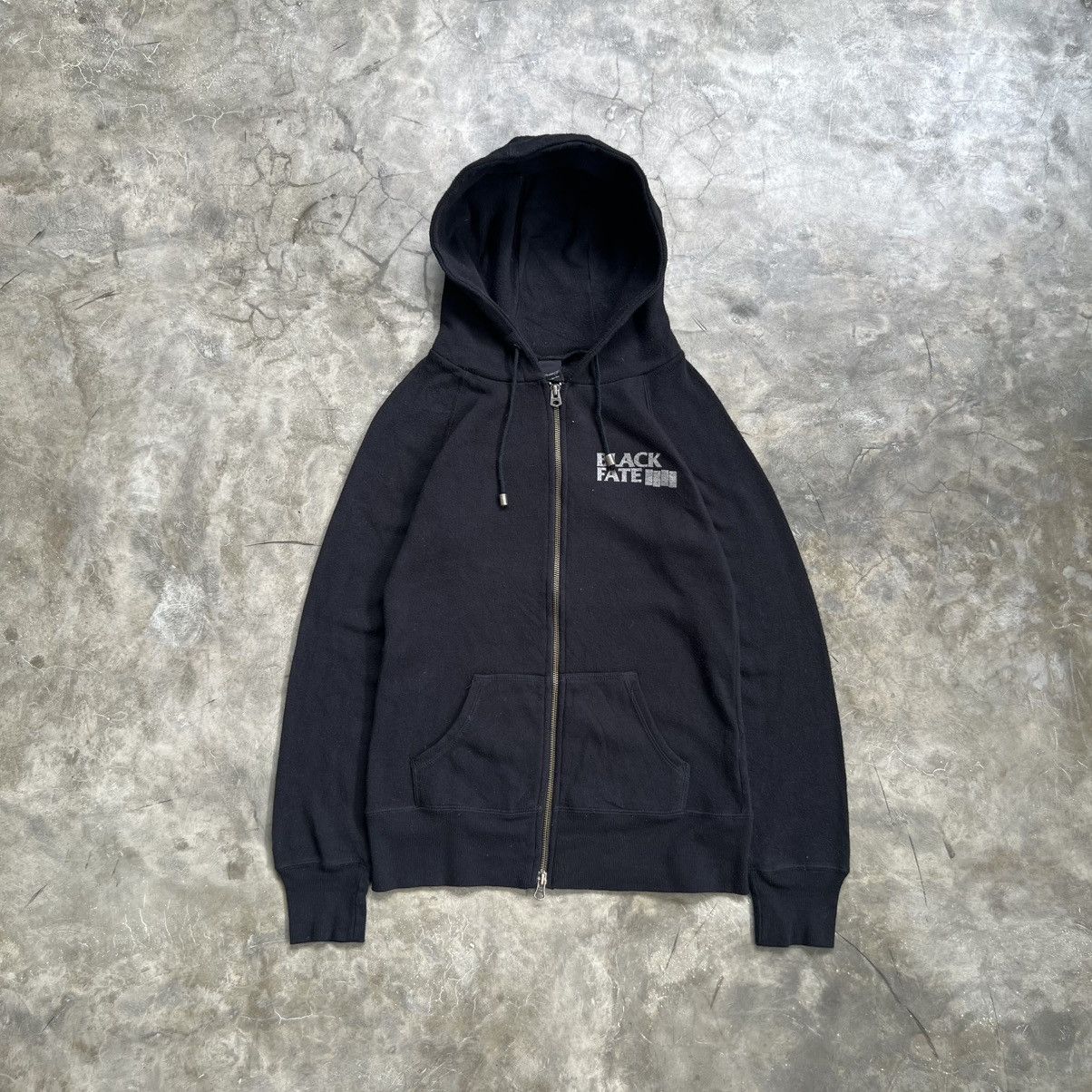 Hysteric Glamour 2000s Moussy Hysteric Style Black Fate My Rude Zip Hoddie Size US M / EU 48-50 / 2 - 3 Thumbnail