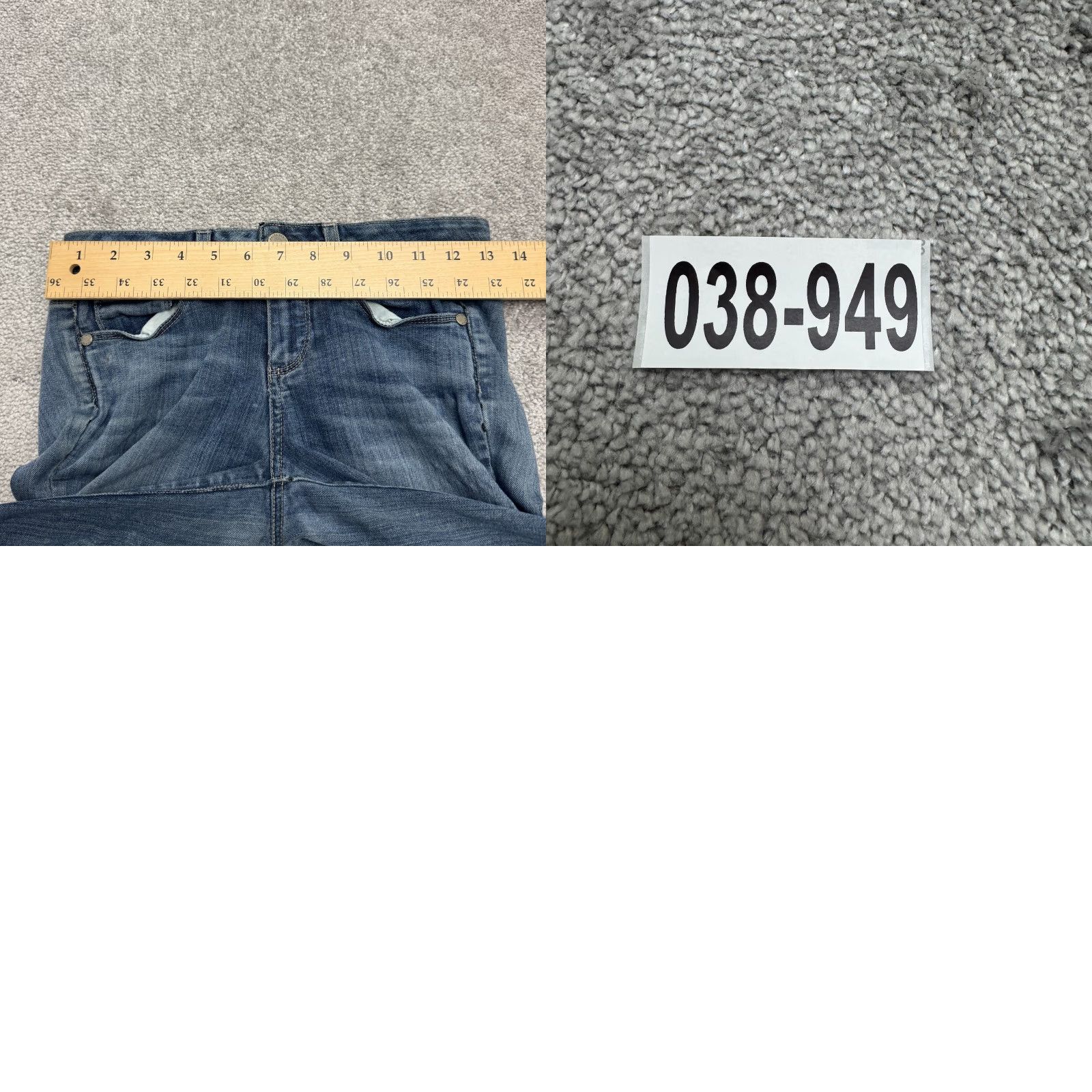 Paige Paige Verdugo Crop Denim Jeans Womens 25 Blue Medium Wash Mid Rise 26x26 Jeans Women Size 42" / US 20 - 10 Thumbnail