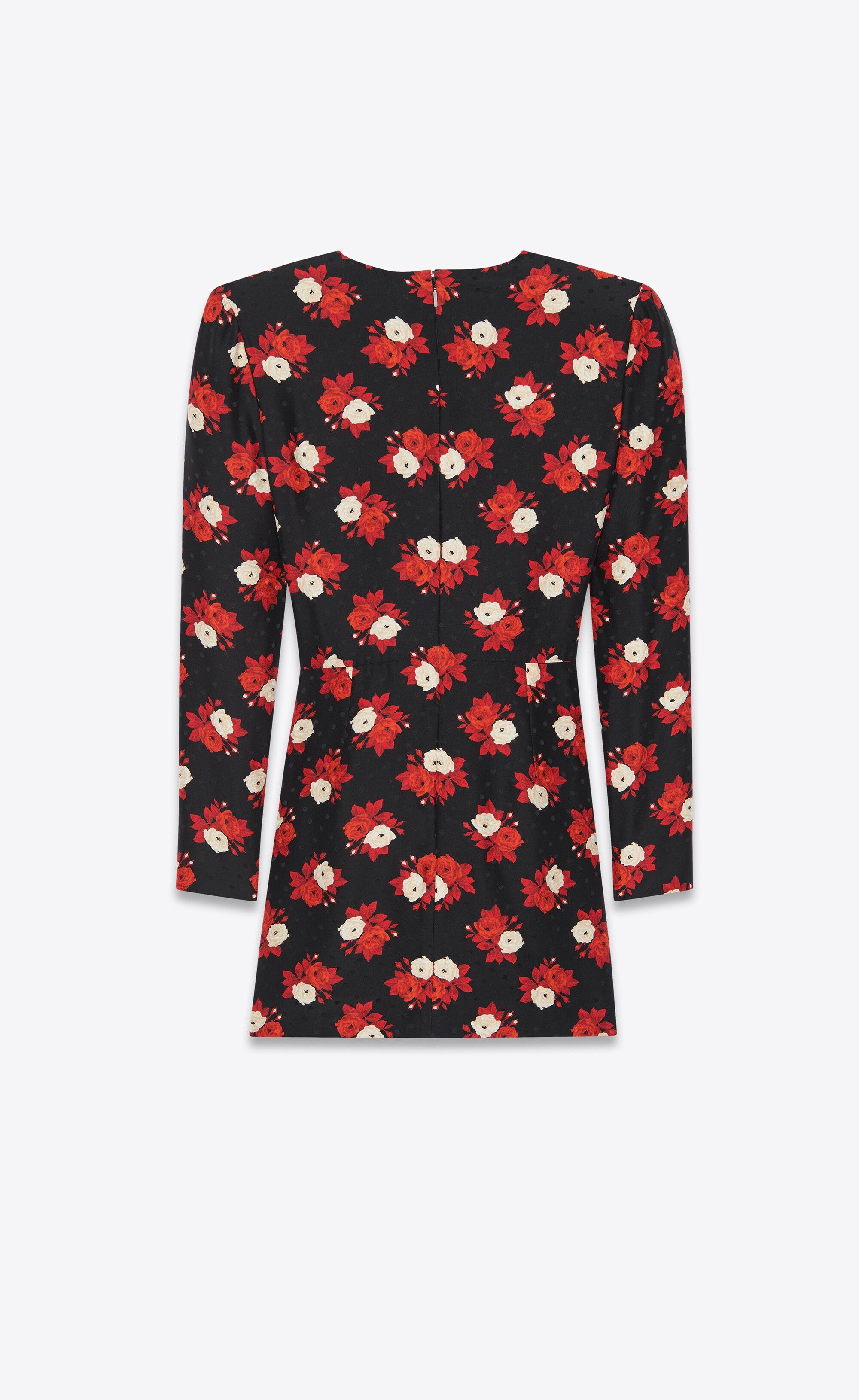 Saint Laurent Paris o1y0126 Mini Dress in Multicolor Size M / US 6-8 / IT 42-44 - 2 Thumbnail
