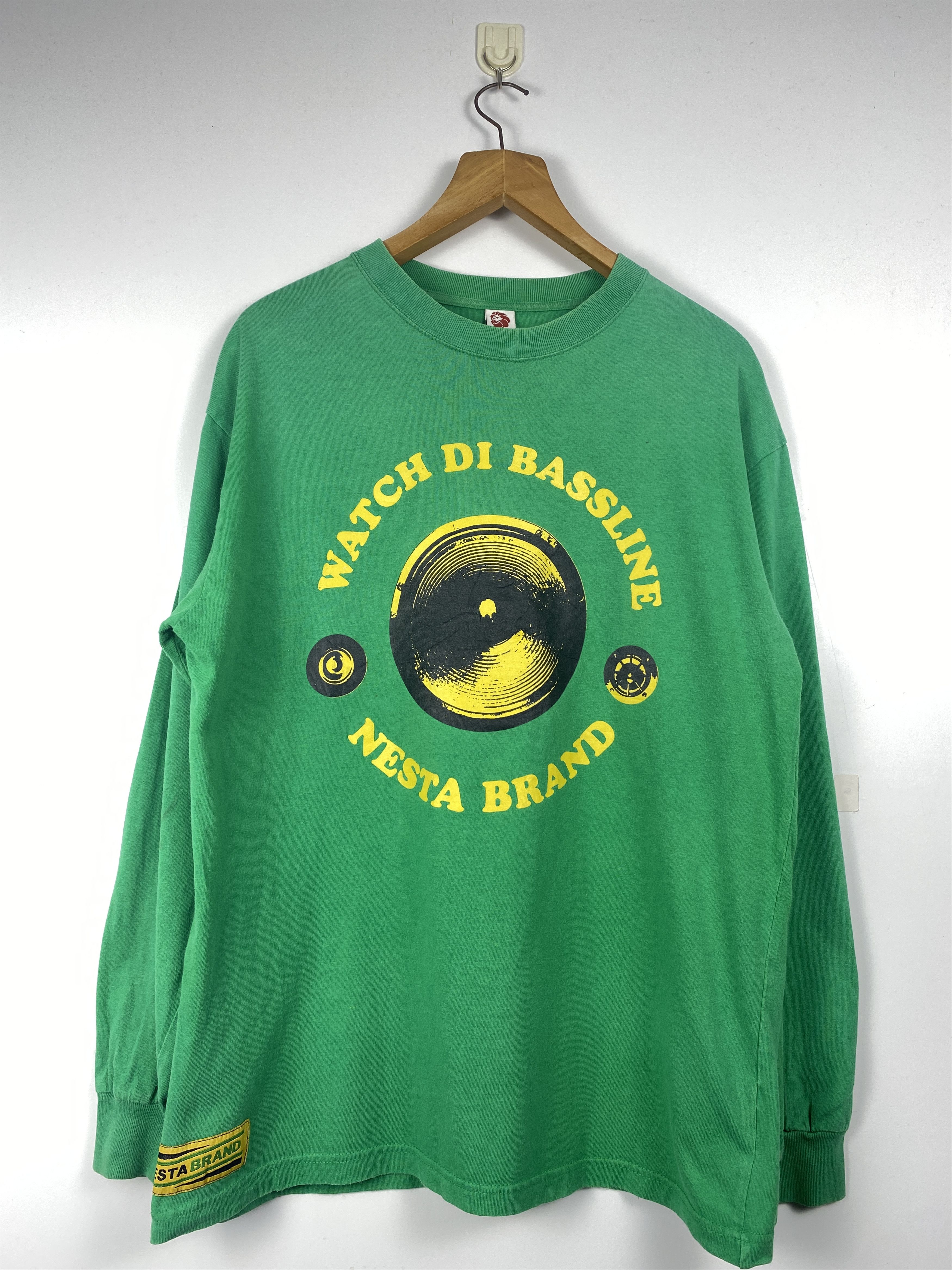 Bob Marley Vintage Nesta Brand Wicked Vibes Long Sleeve Tshirt T0002 Size US L / EU 52-54 / 3 - 1 Thumbnail