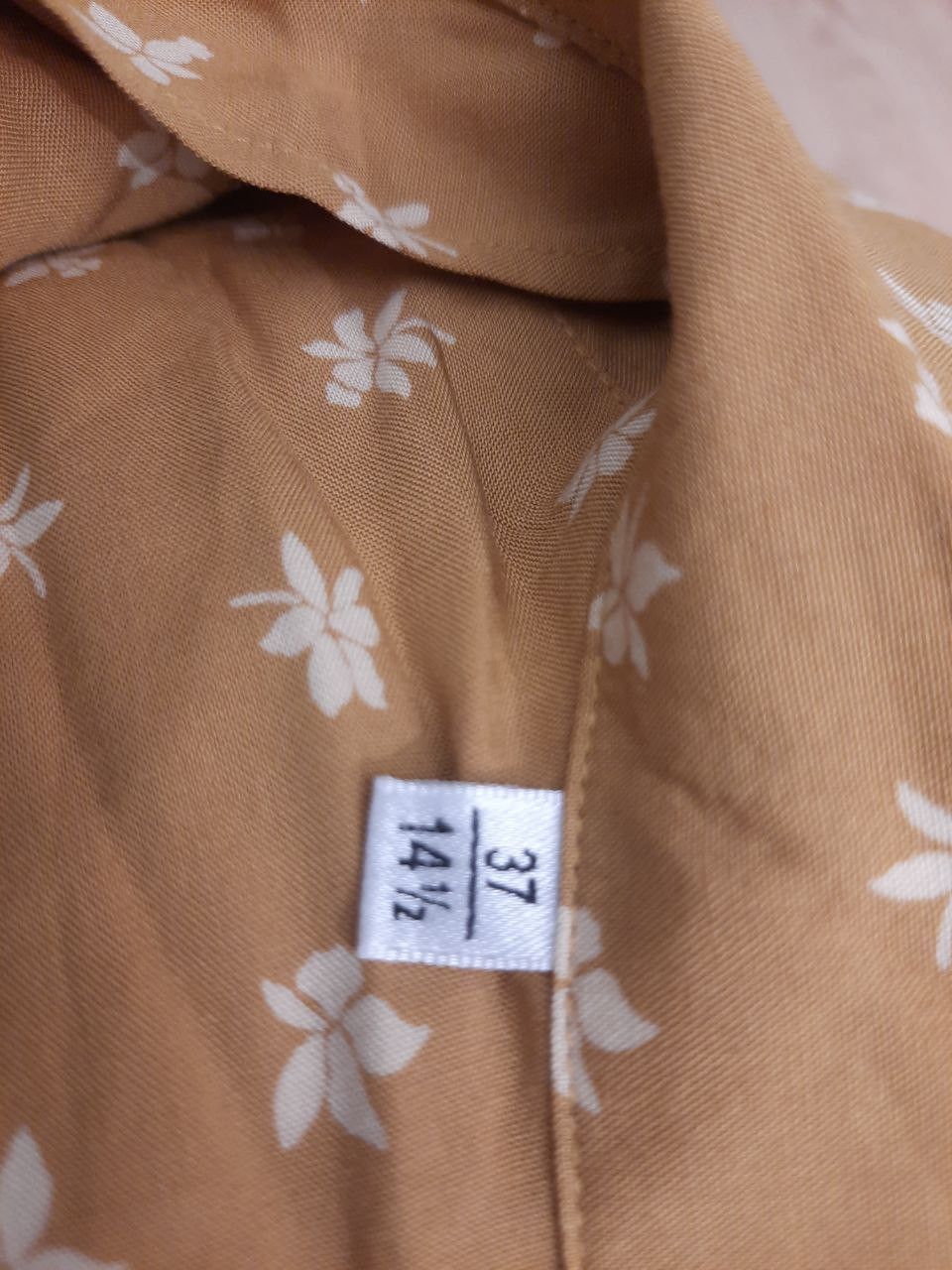 Saint Laurent Paris Mustard Floral Shirt Size US S / EU 44-46 / 1 - 4 Thumbnail
