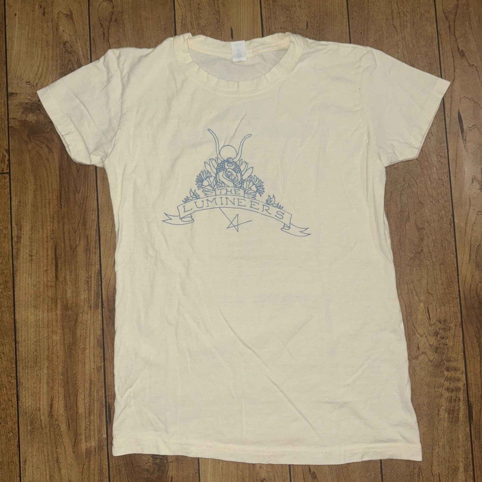 Band Tees The Lumineers Band T-Shirt Cream XS 16x23 Size US XS / EU 42 / 0 - 1 Thumbnail