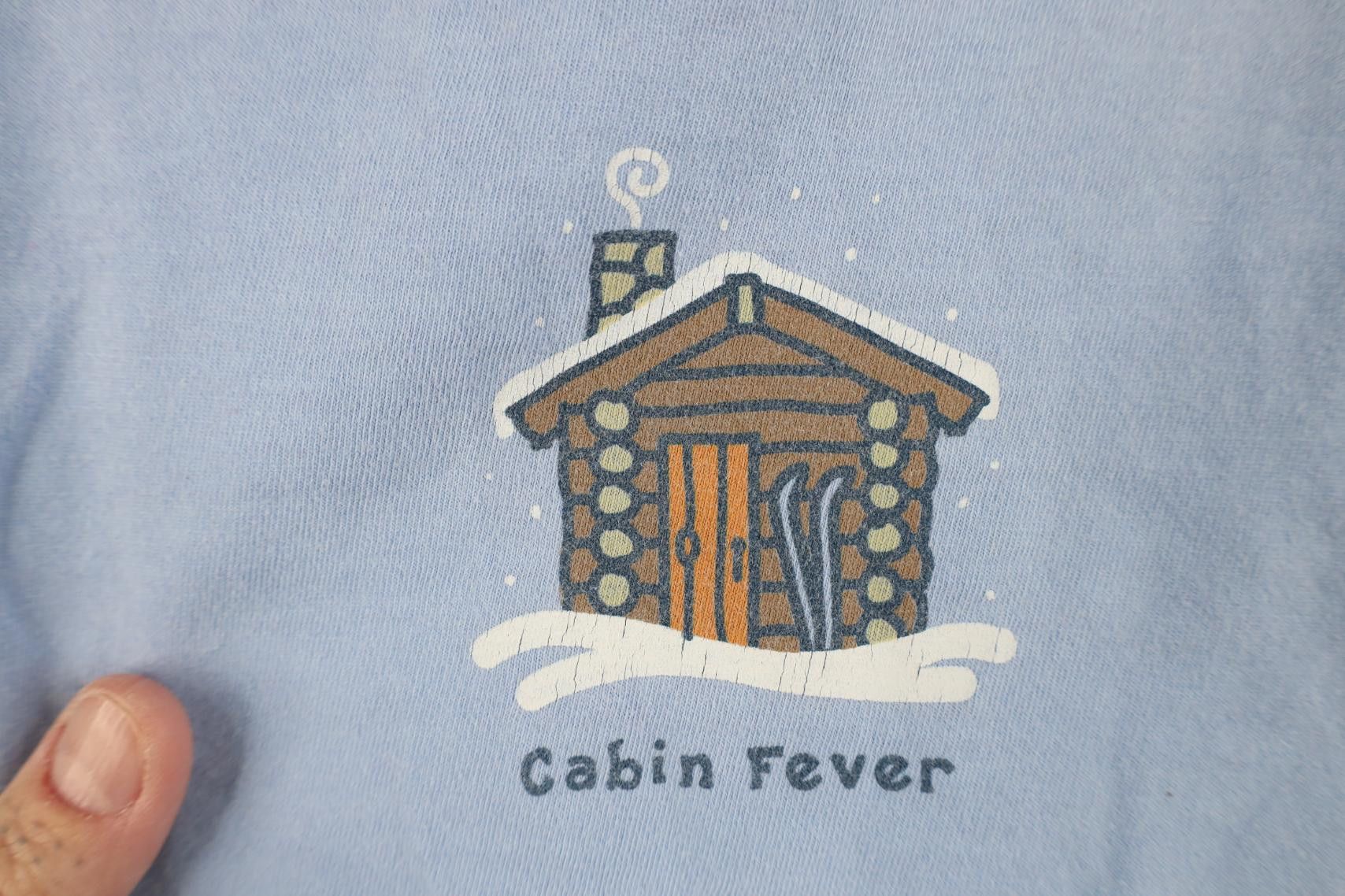 Life is Good Vintage Life Is Good Cabin Fever Long Sleeve T-Shirt Blue Size L / US 10 / IT 46 - 4 Thumbnail